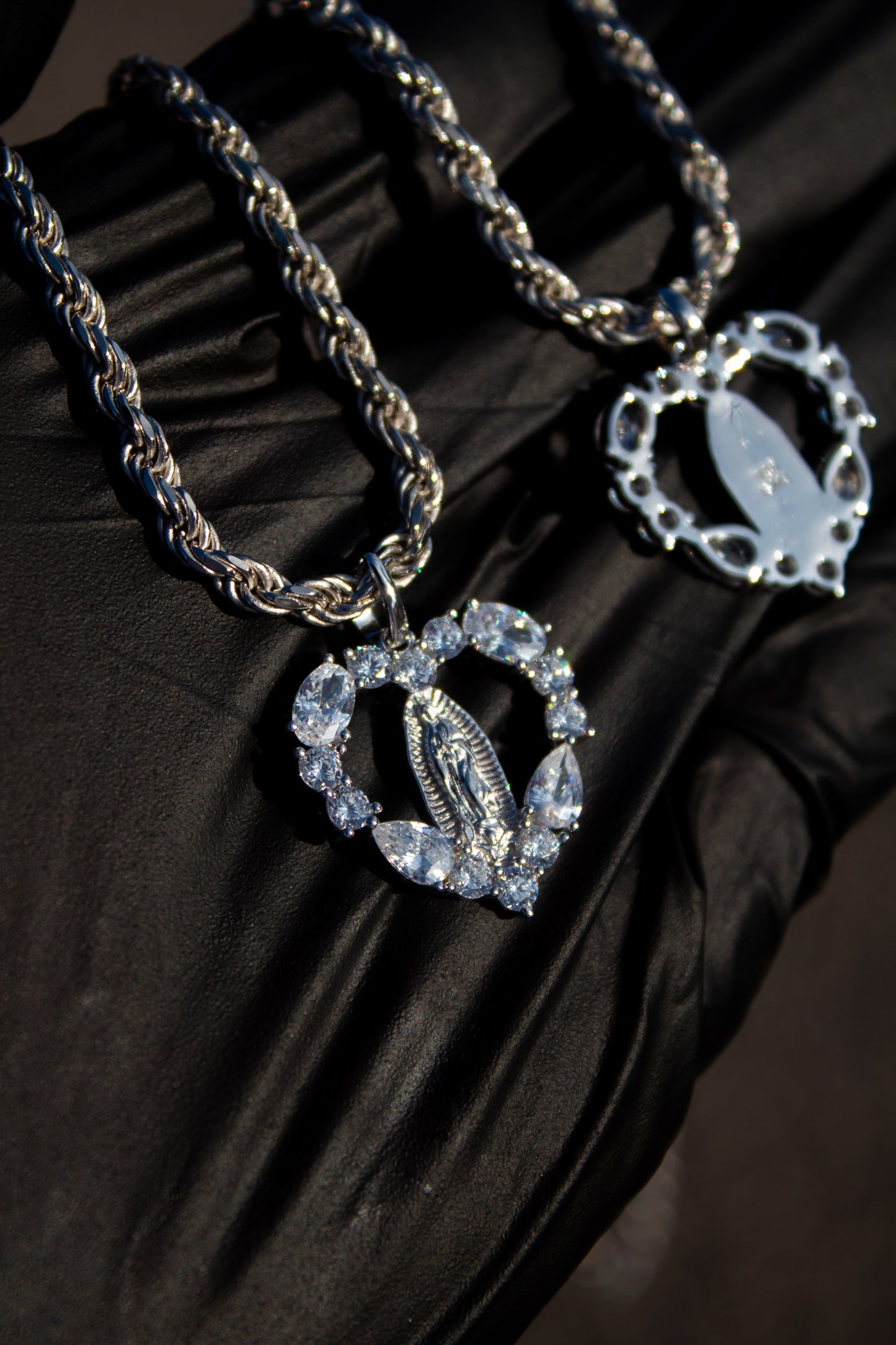Virgencita Heart Pendant