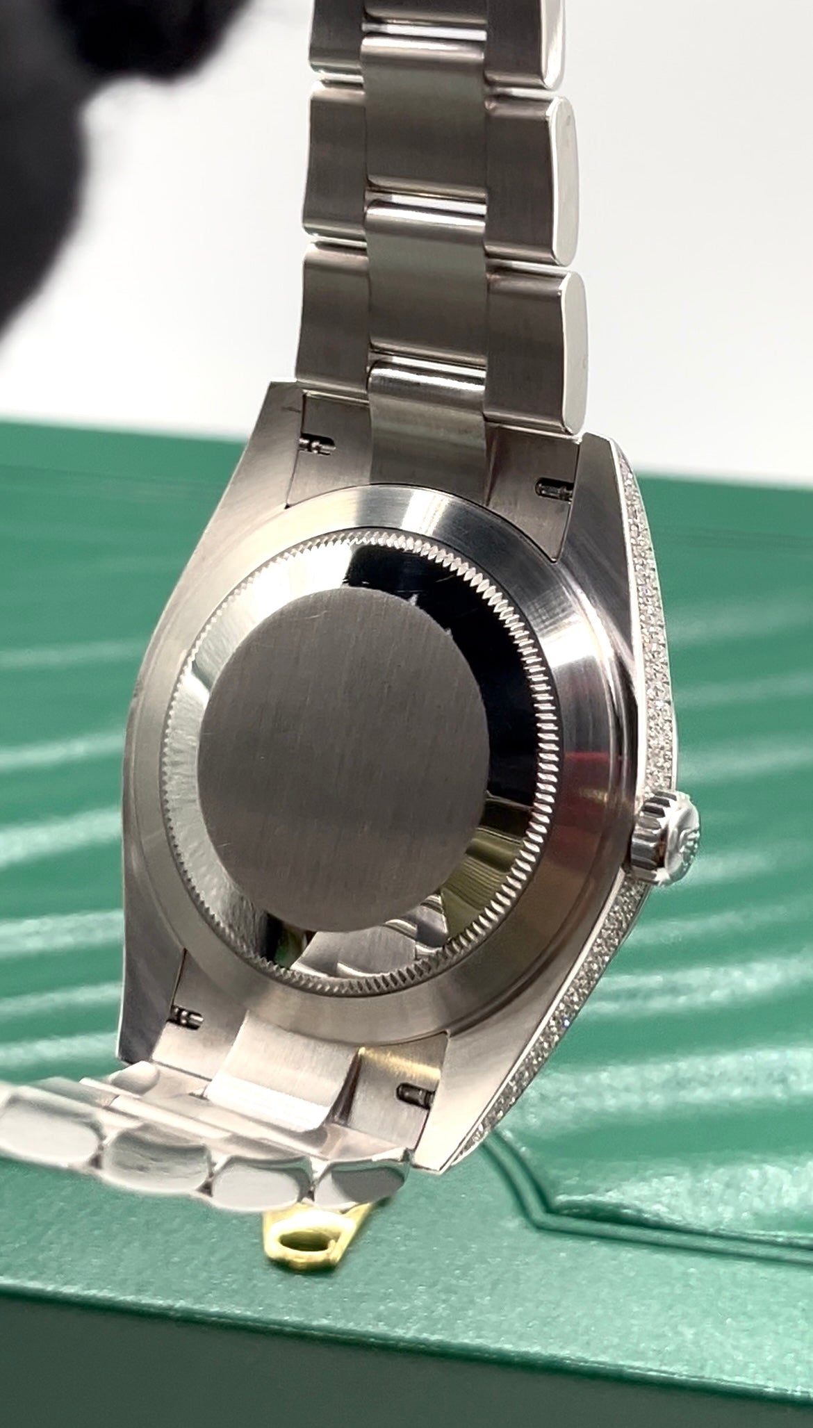 Rolex Buss Down Arabic Dial Watch
