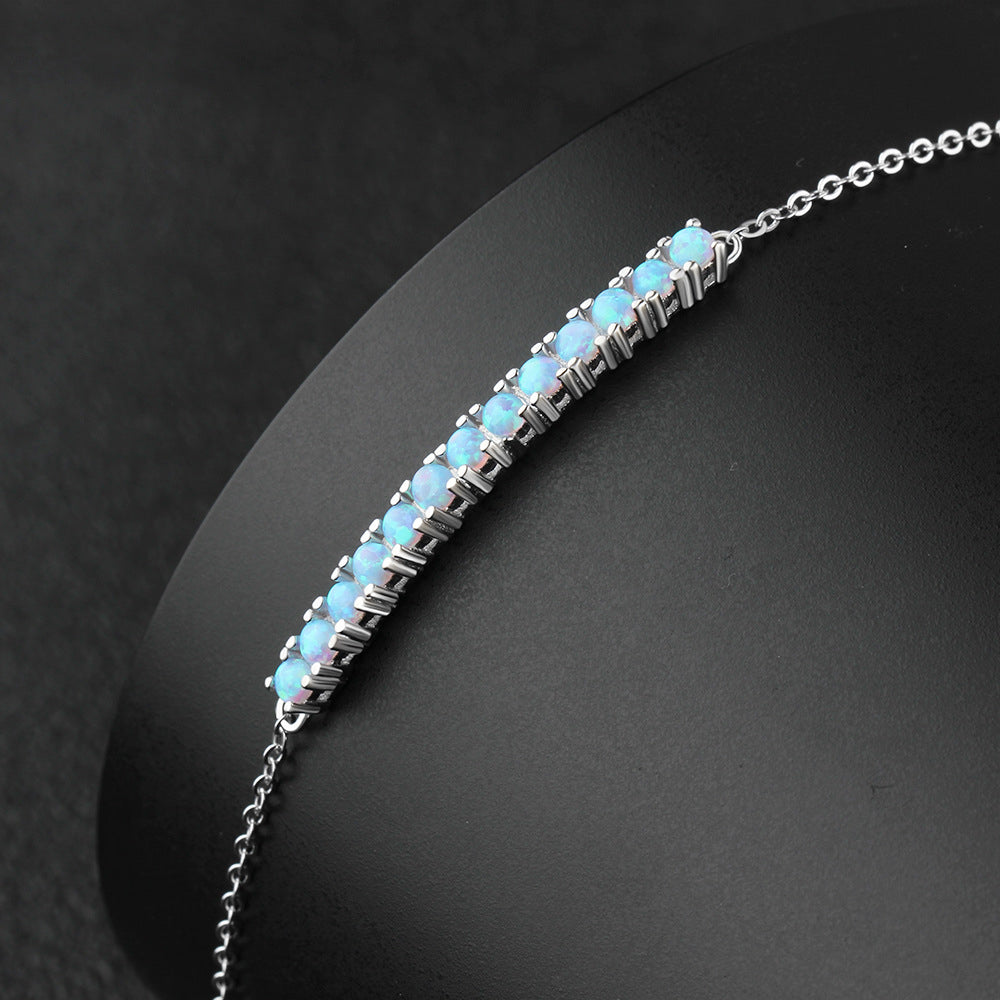 Pulsera de piedras azules