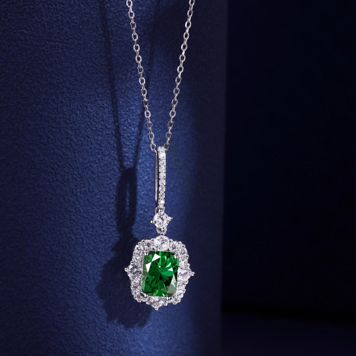 Green Diamond Necklace