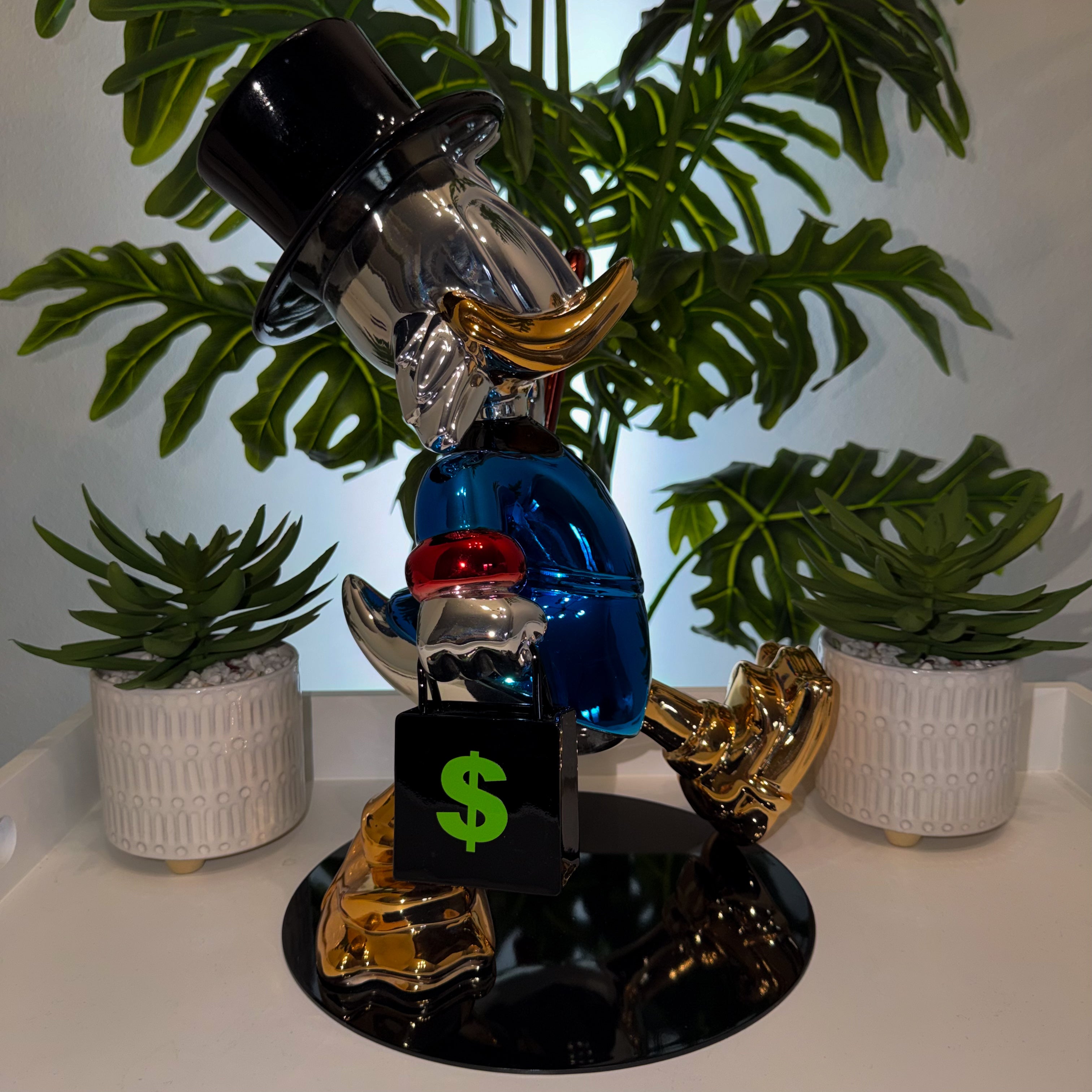 Millionaire Sapphire Duck Fiberglass