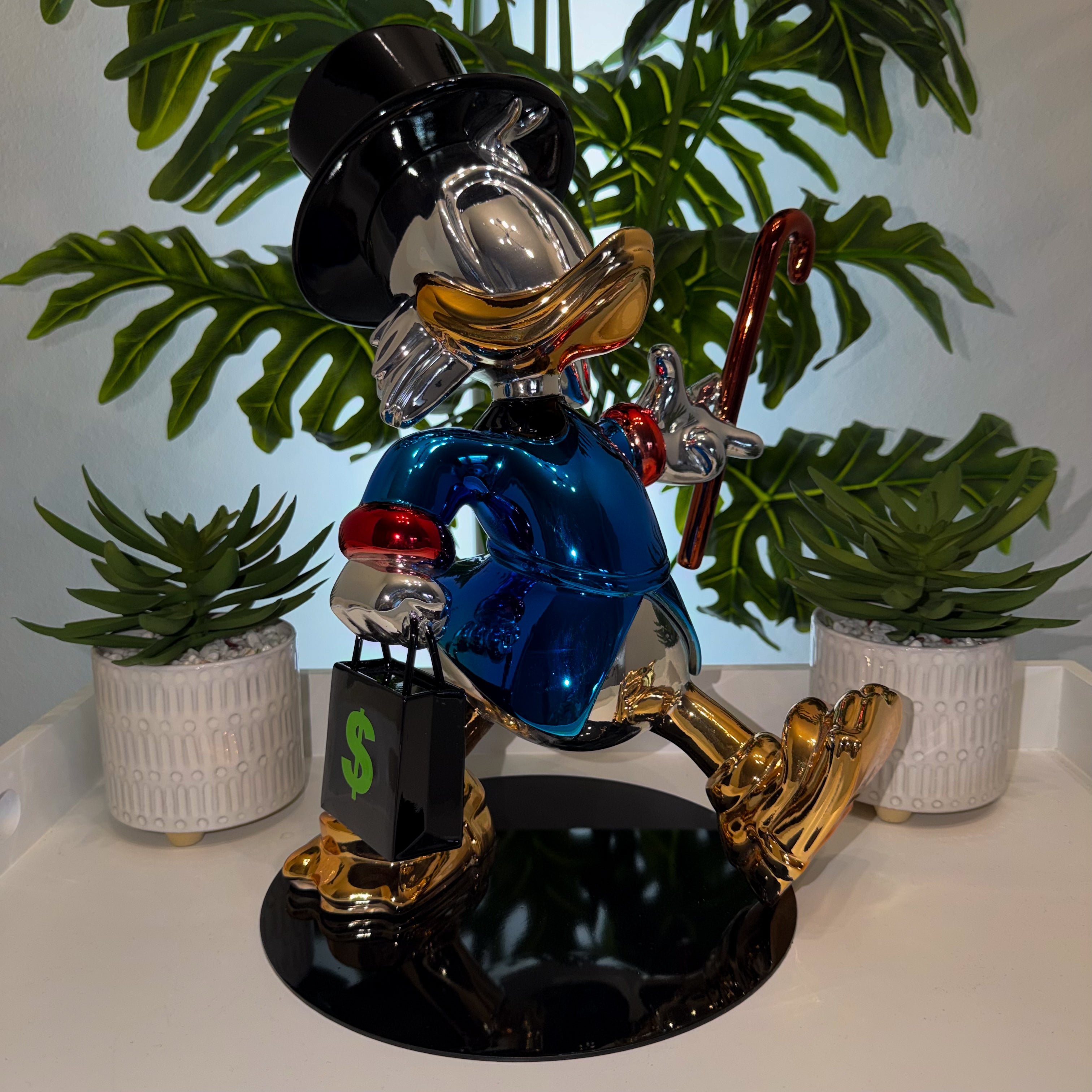 Millionaire Sapphire Duck Fiberglass