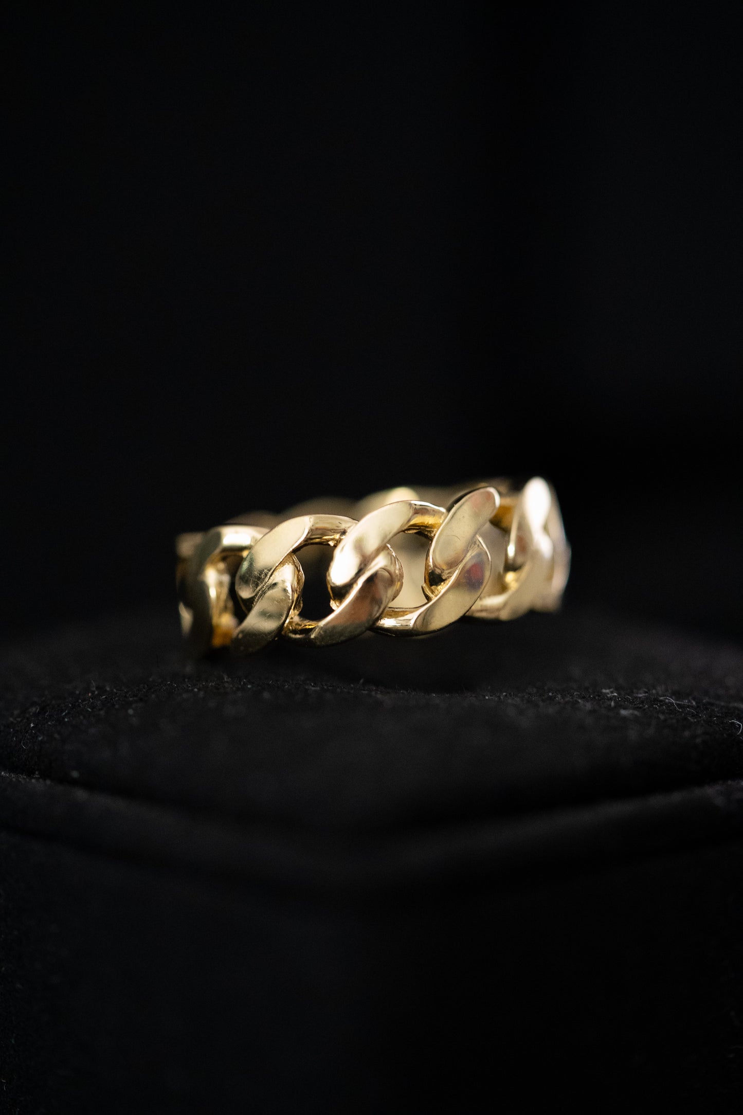 14K Gold Cuban Ring