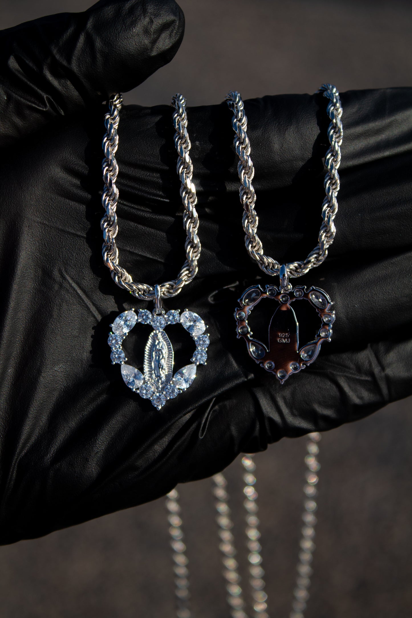 Virgencita Heart Pendant