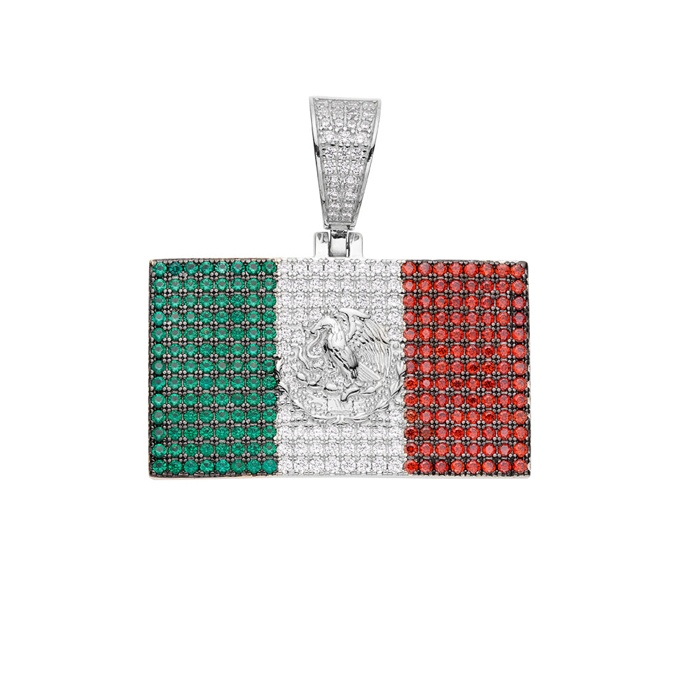 Colgante de la bandera de México