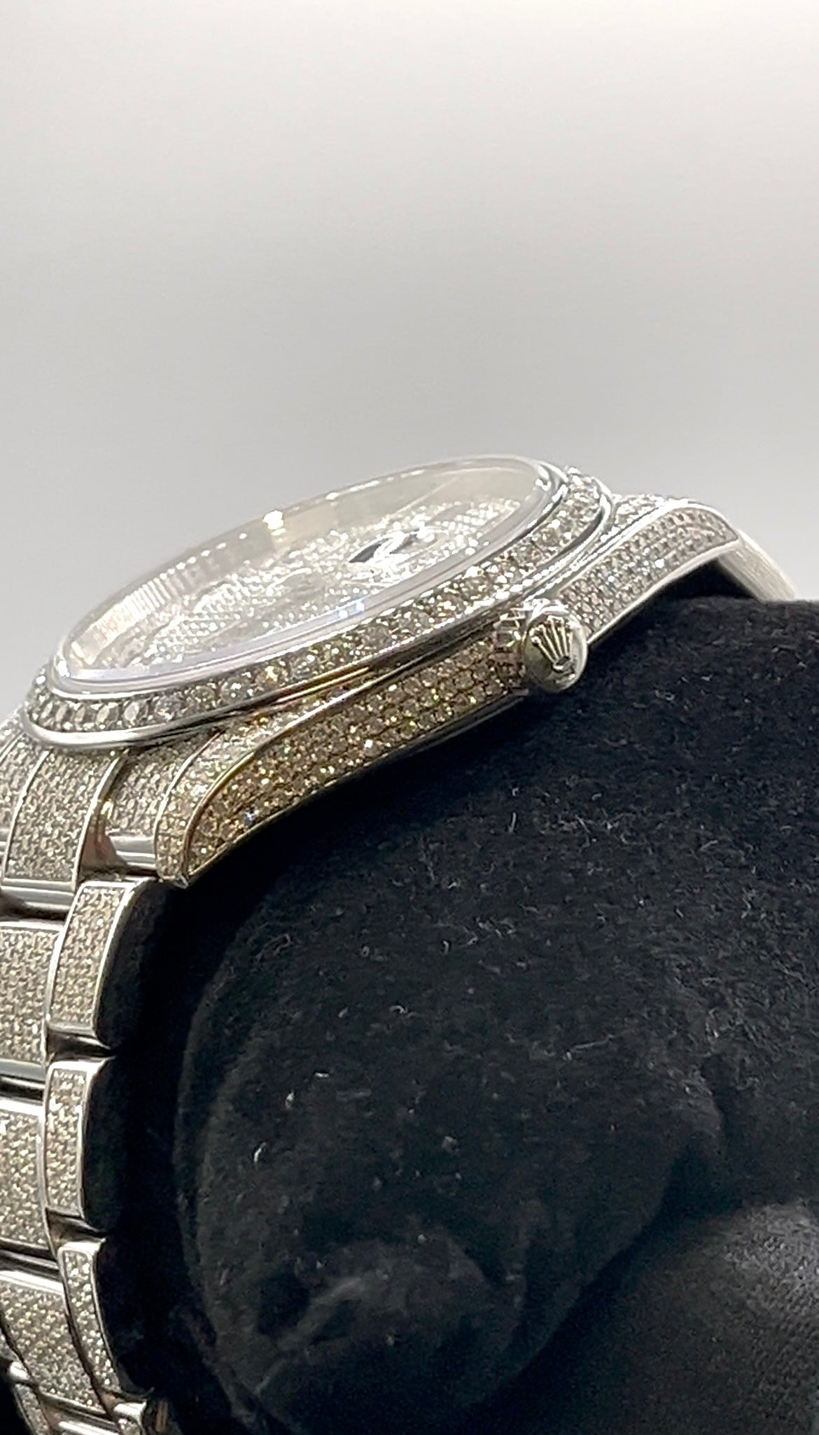 Rolex Buss Down Arabic Dial Watch