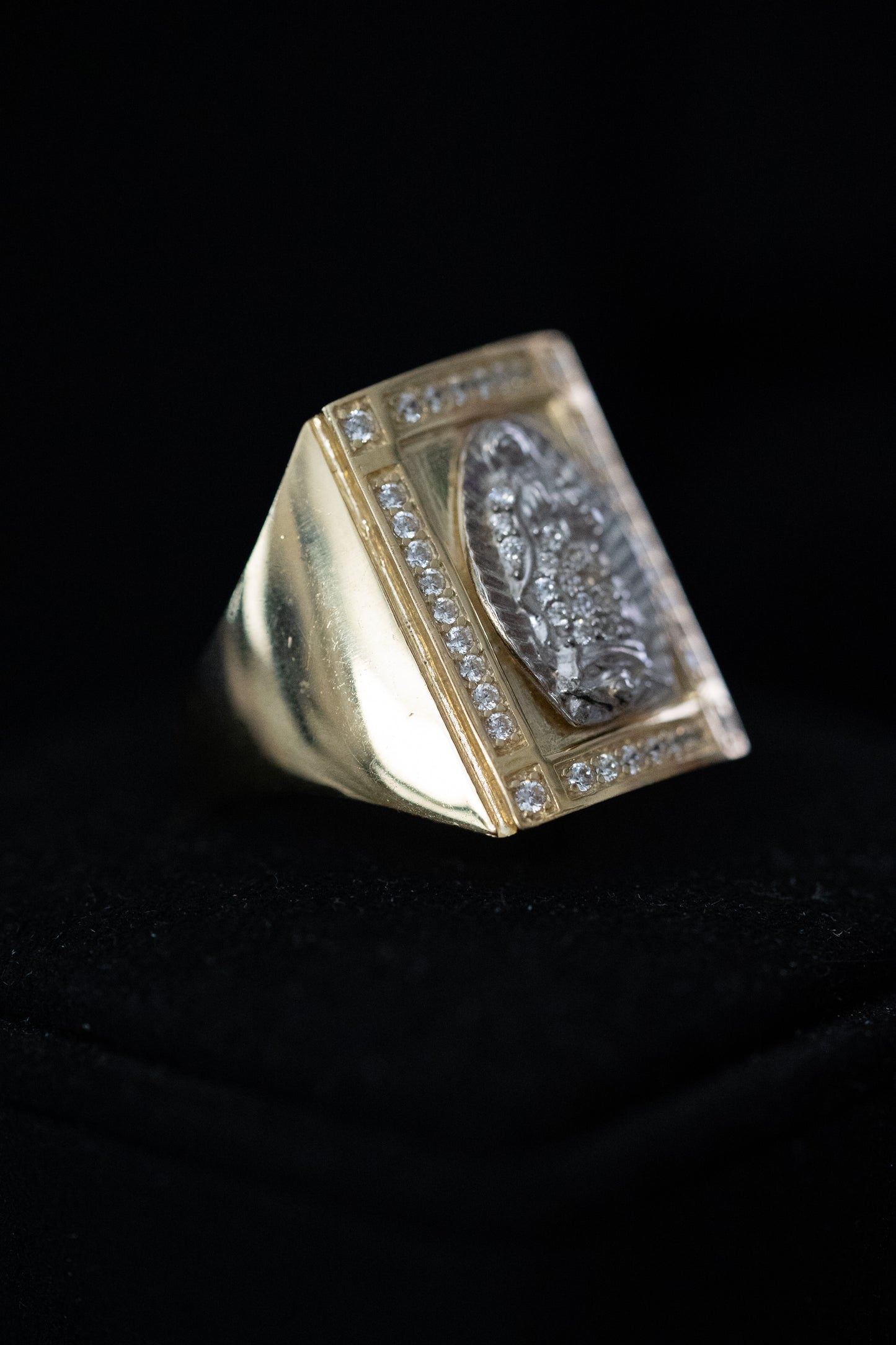 14K Gold Virgencita Ring