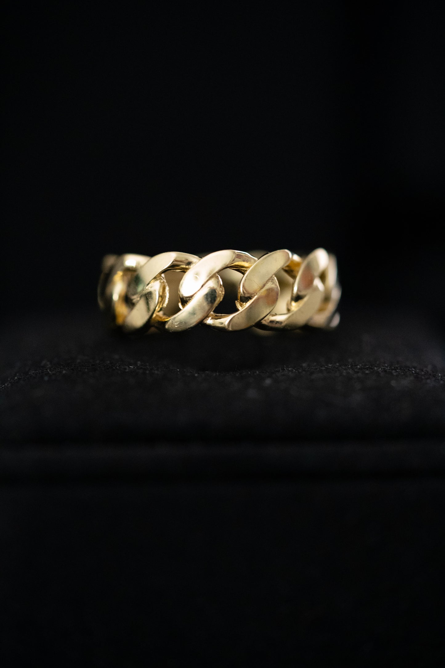 14K Gold Cuban Ring