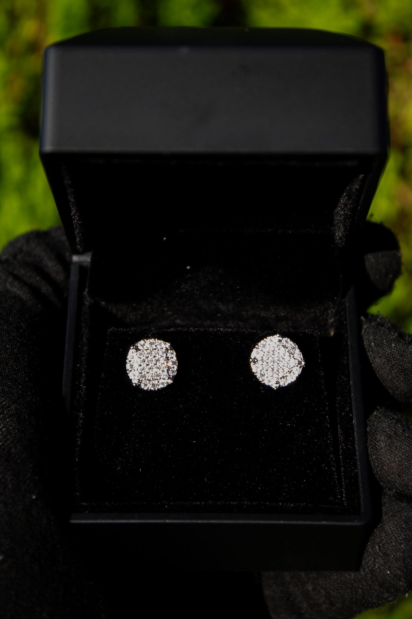Conjunto de pendientes elegantes VVS
