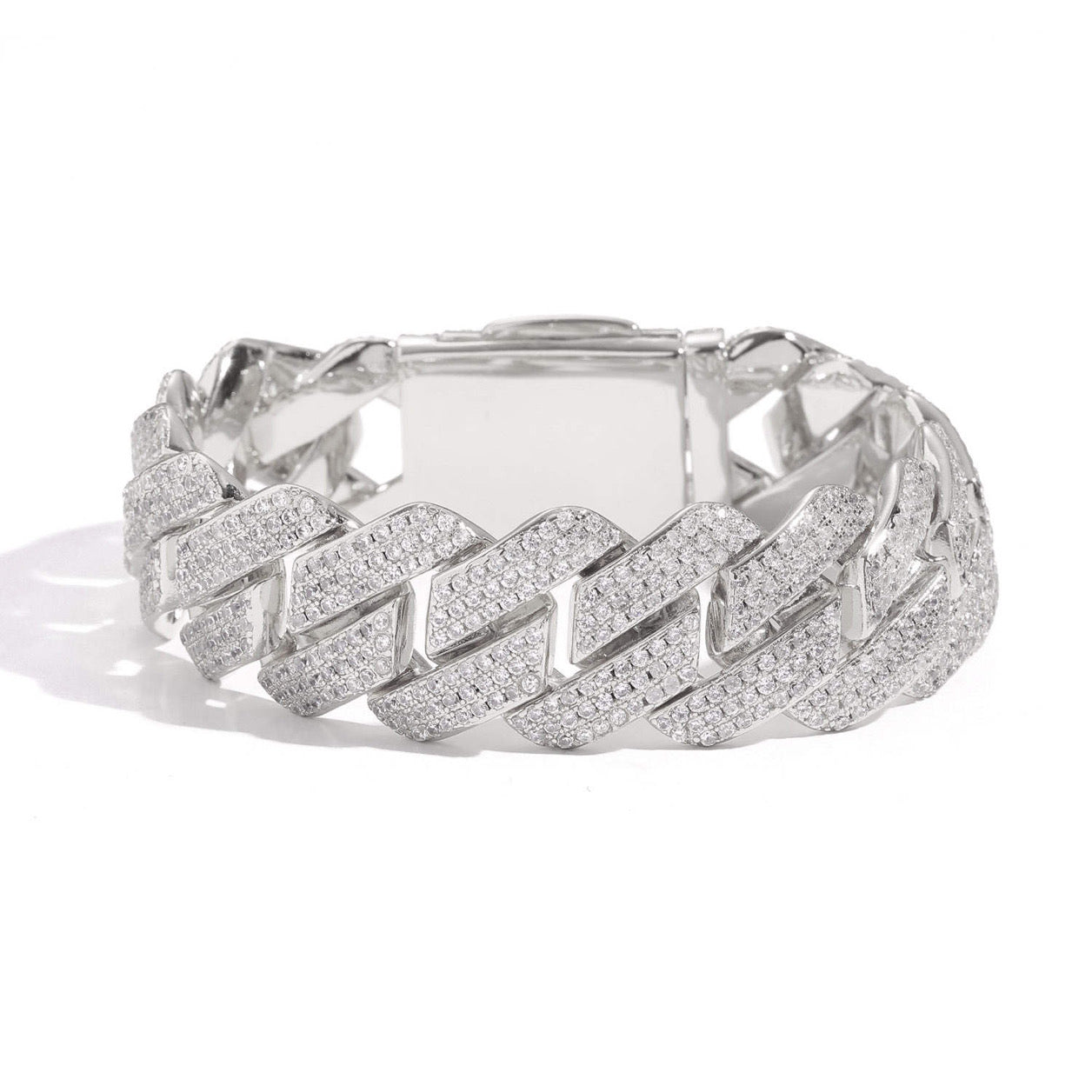 Pulsera cubana VVS (14 mm)
