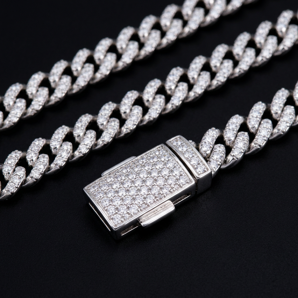 6mm Cuban VVS chain clasp draft