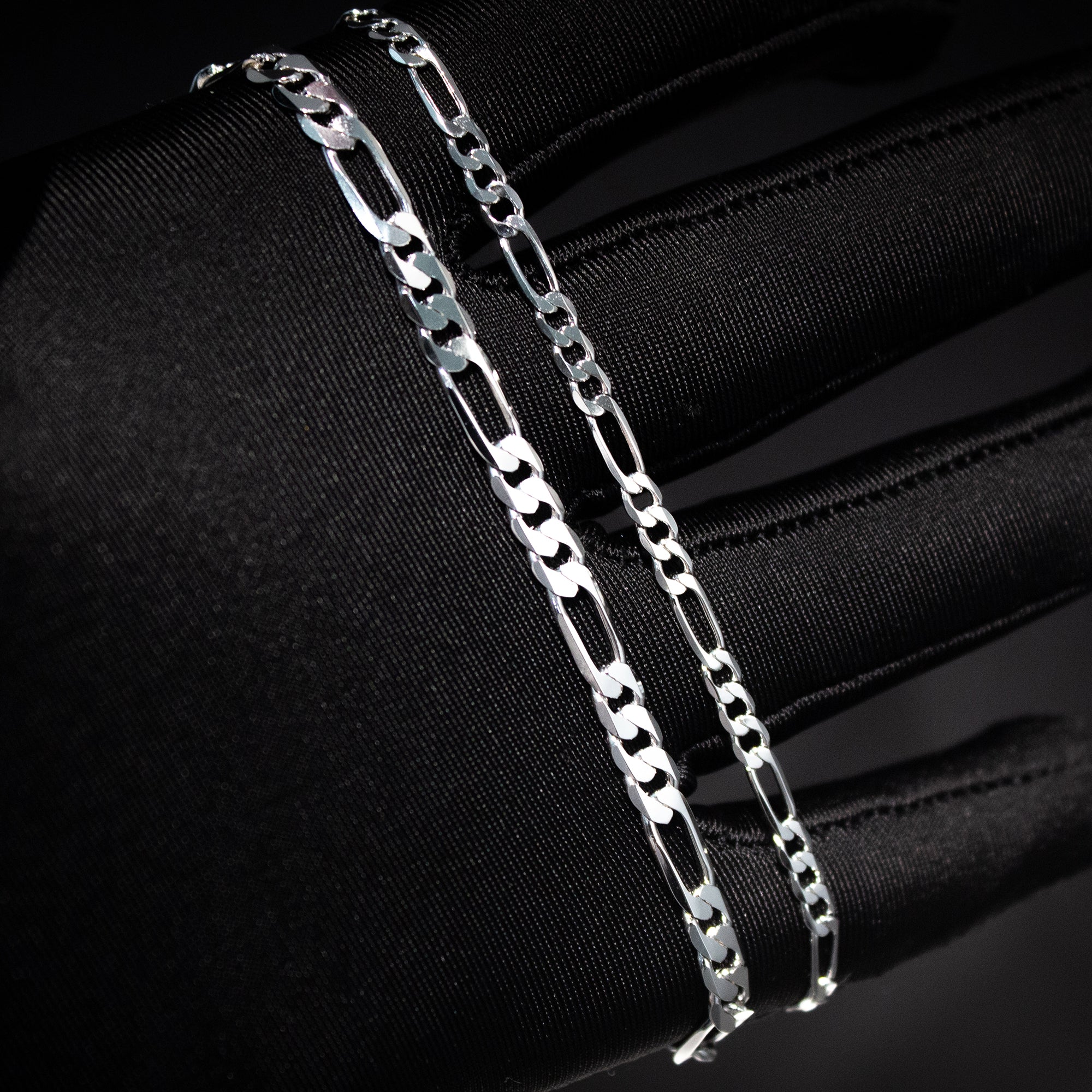 Figaro Bracelet (3.3mm)