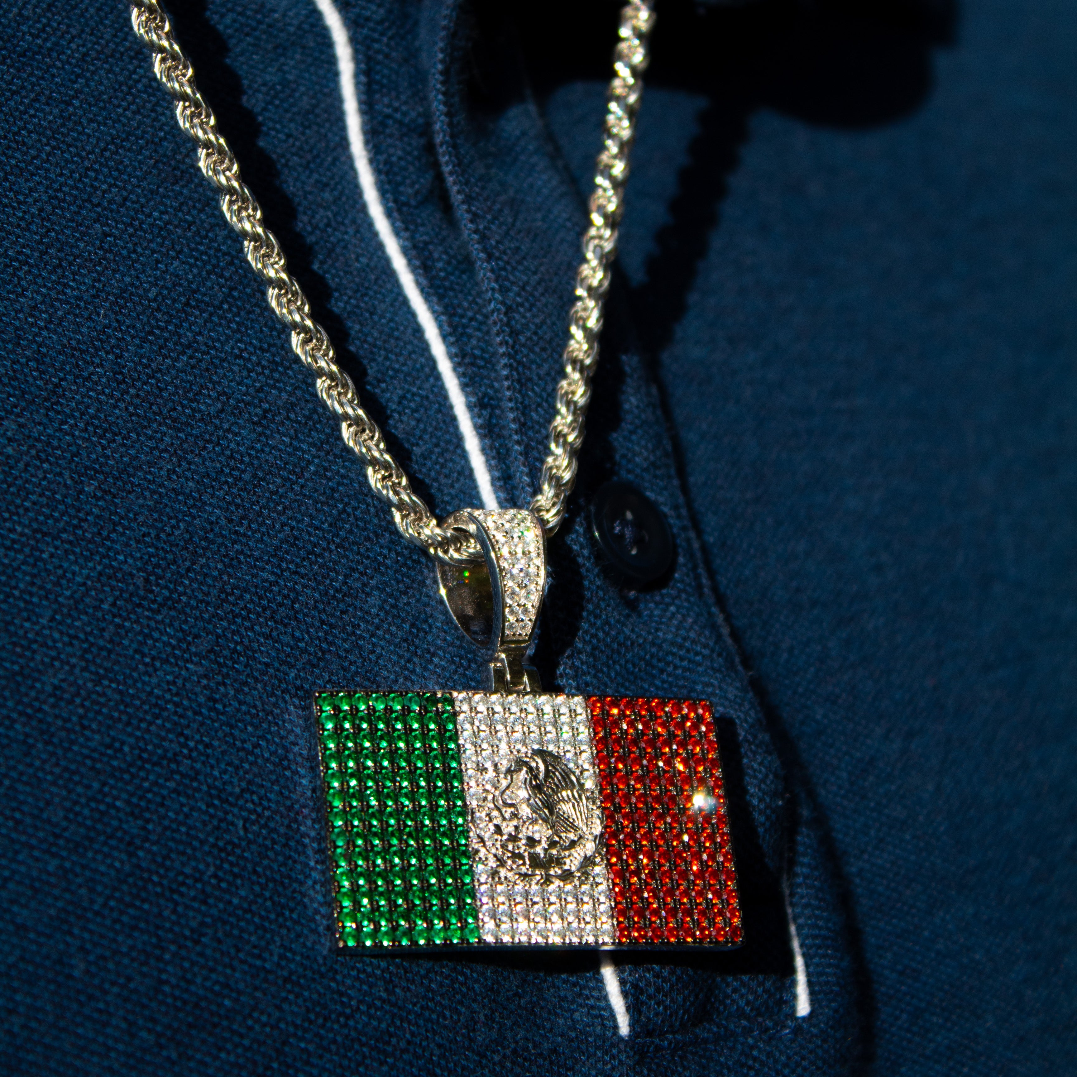 Mexico Flag Pendant