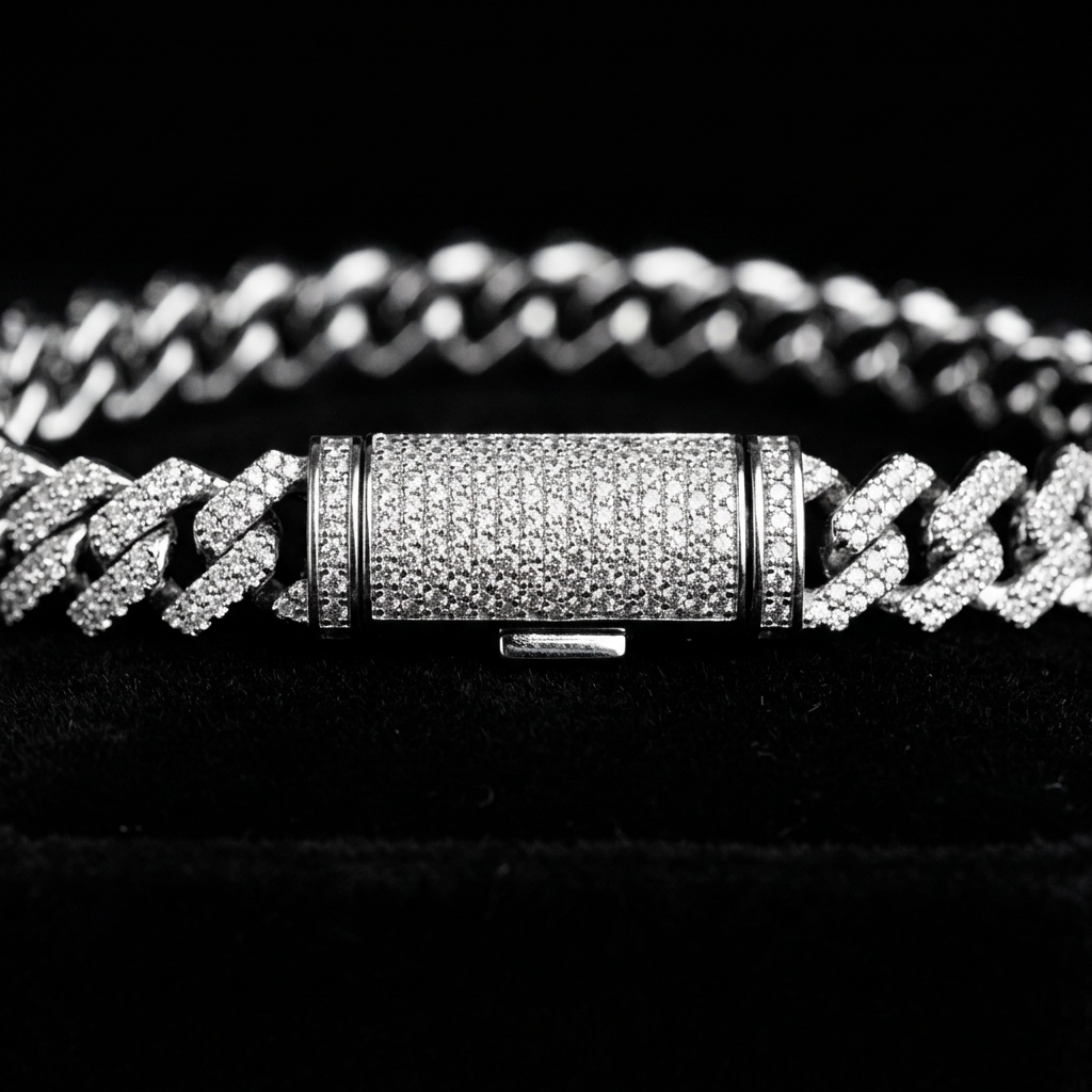 8mm Cuban bracelet clasp draft