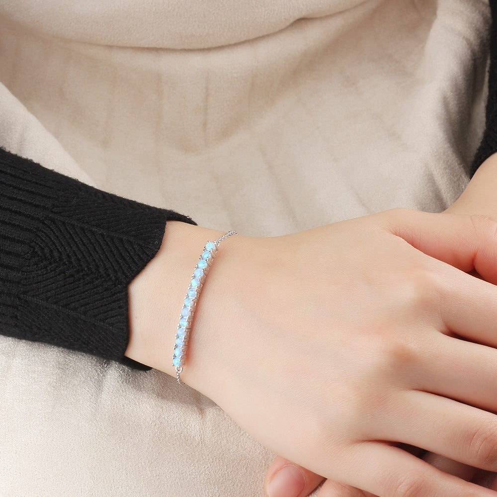 Pulsera de piedras azules