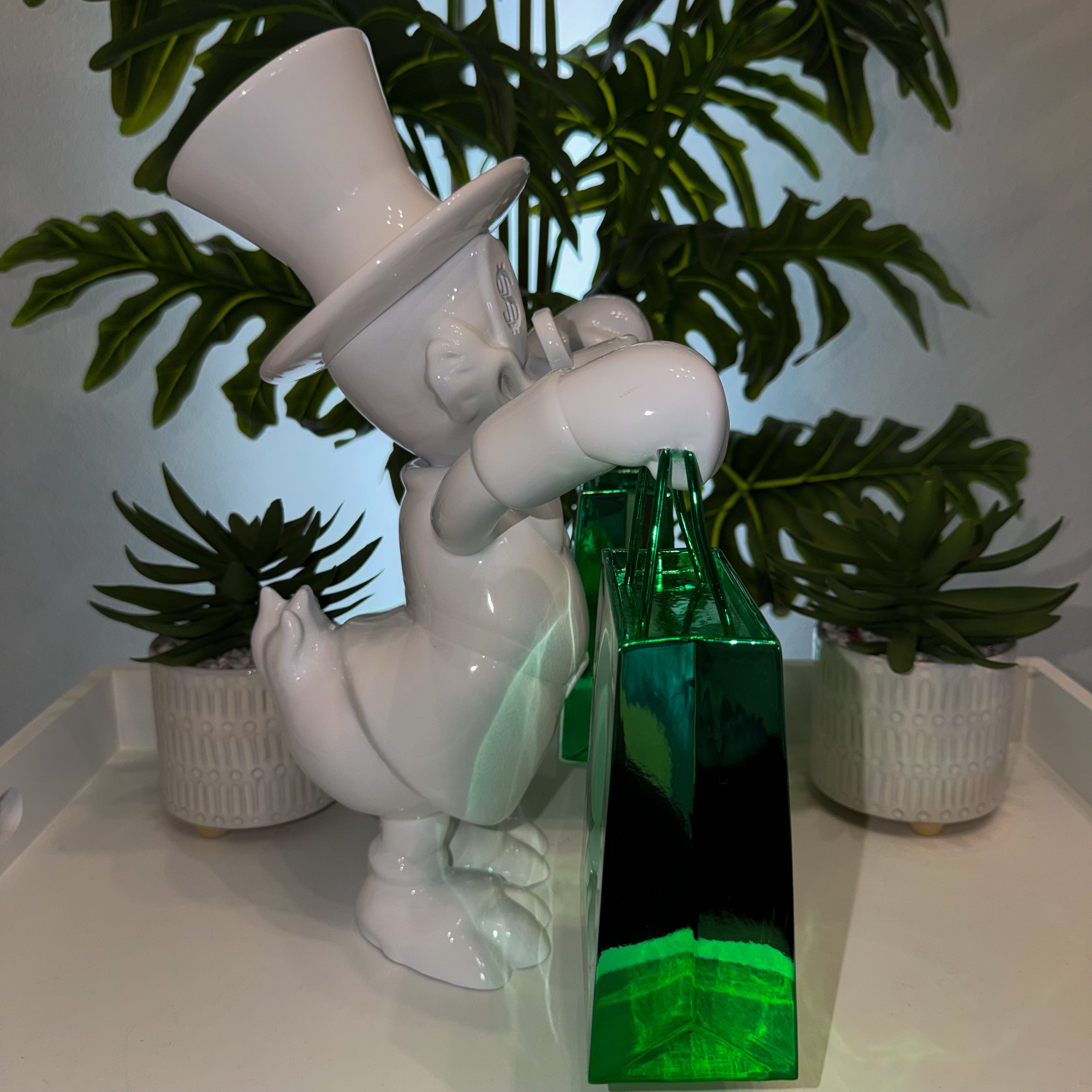 Millionaire Jade Duck Fiberglass