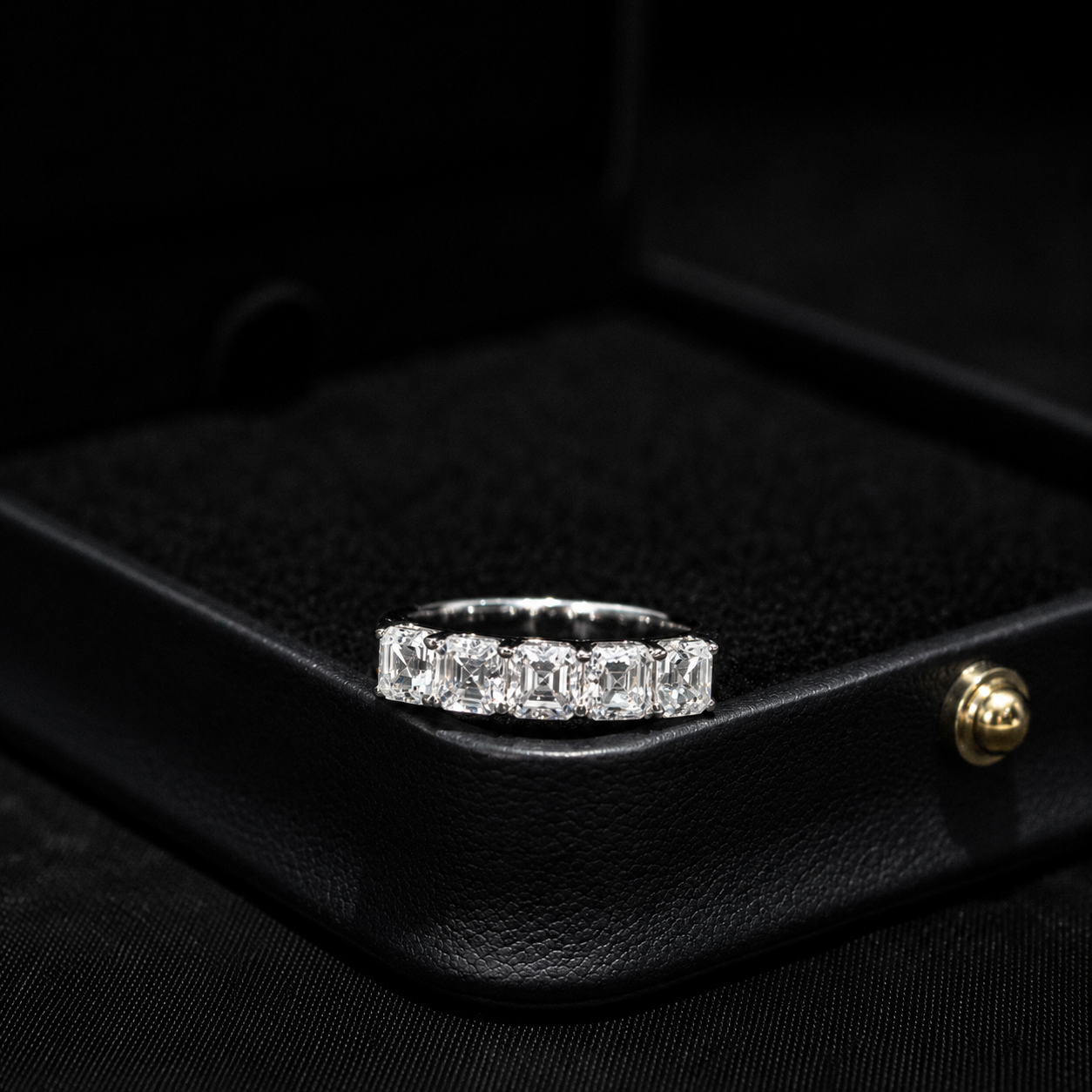 VVS Asscher Eternity Ring