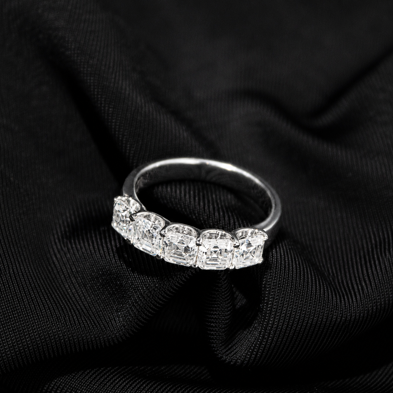 VVS Asscher Eternity Ring
