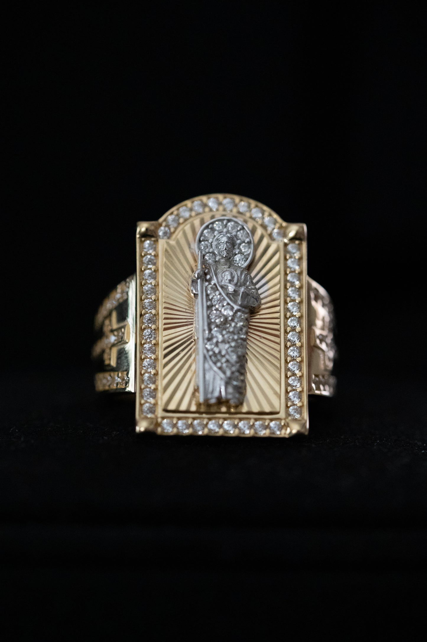 14K Gold San Judas Ring