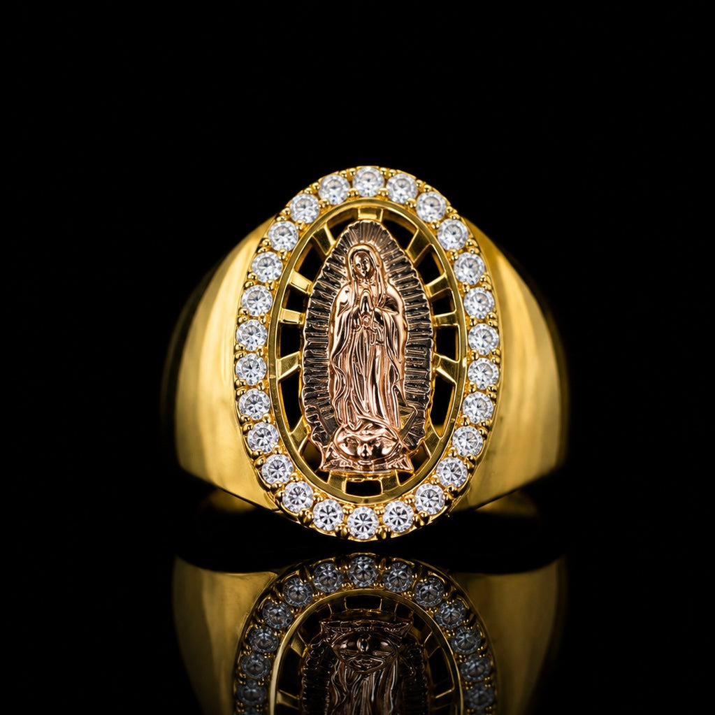 14K Gold Virgencita Ring