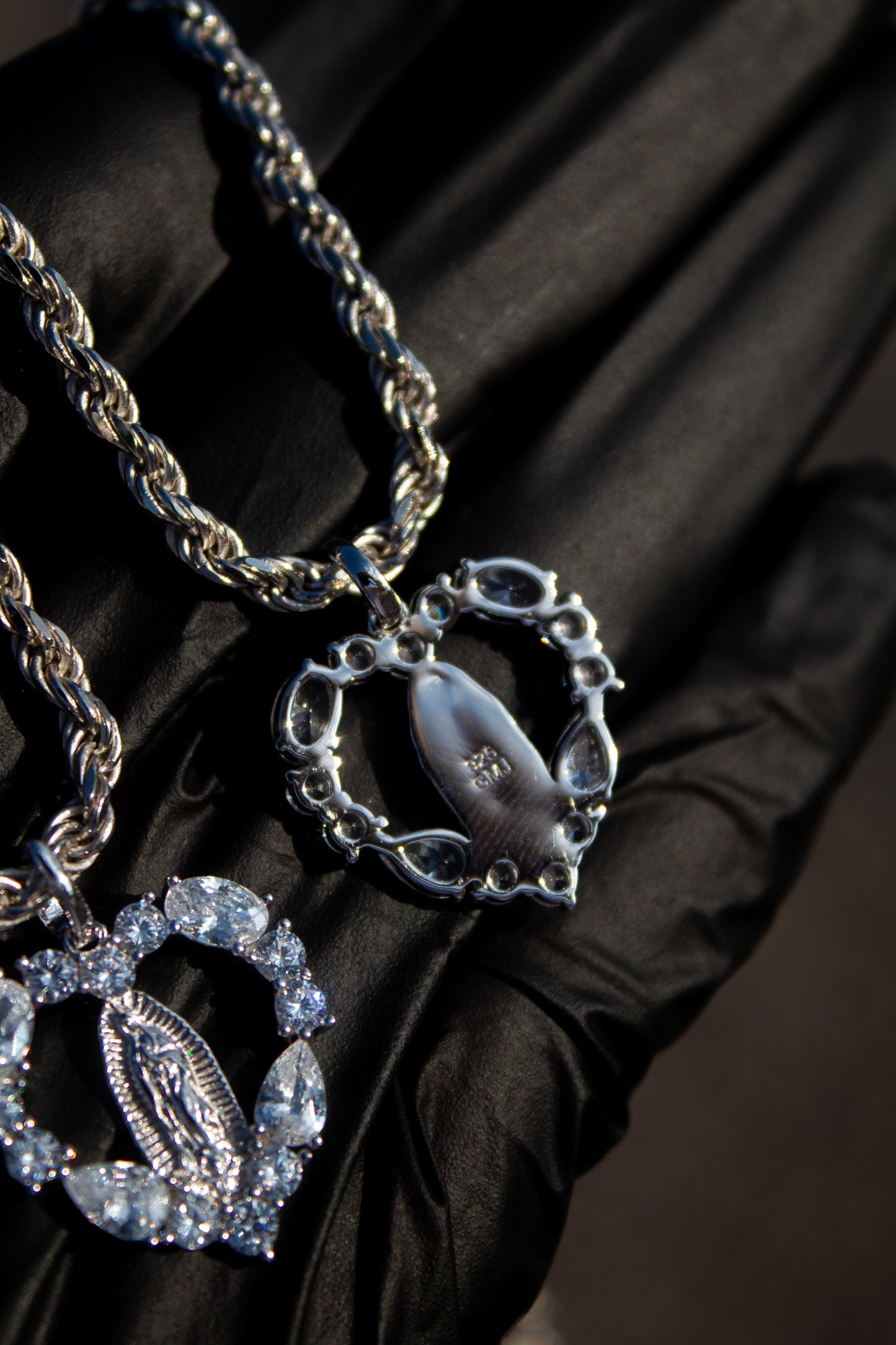 Virgencita Heart Pendant