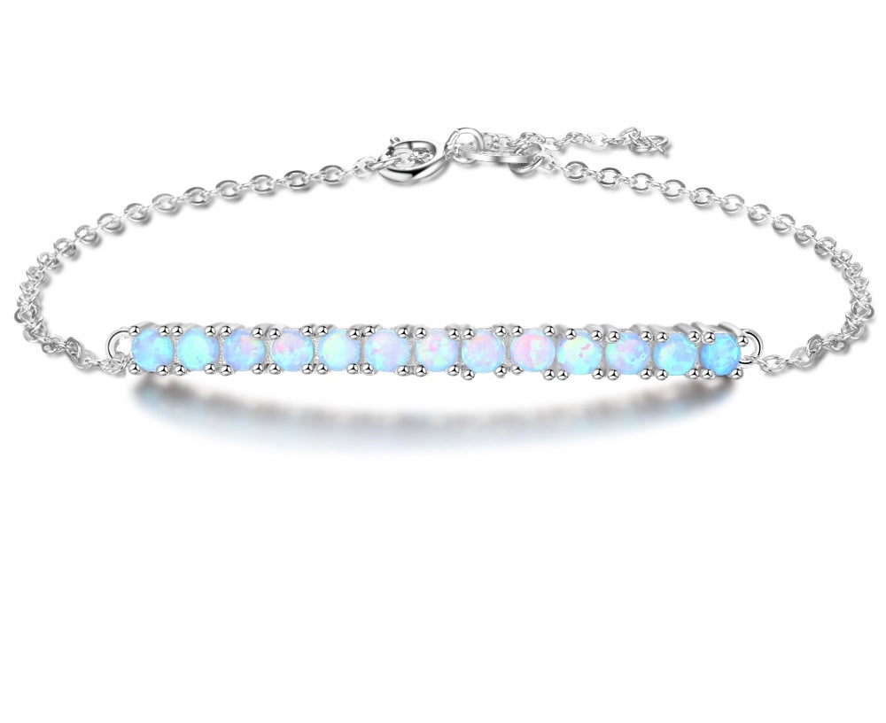 Pulsera de piedras azules