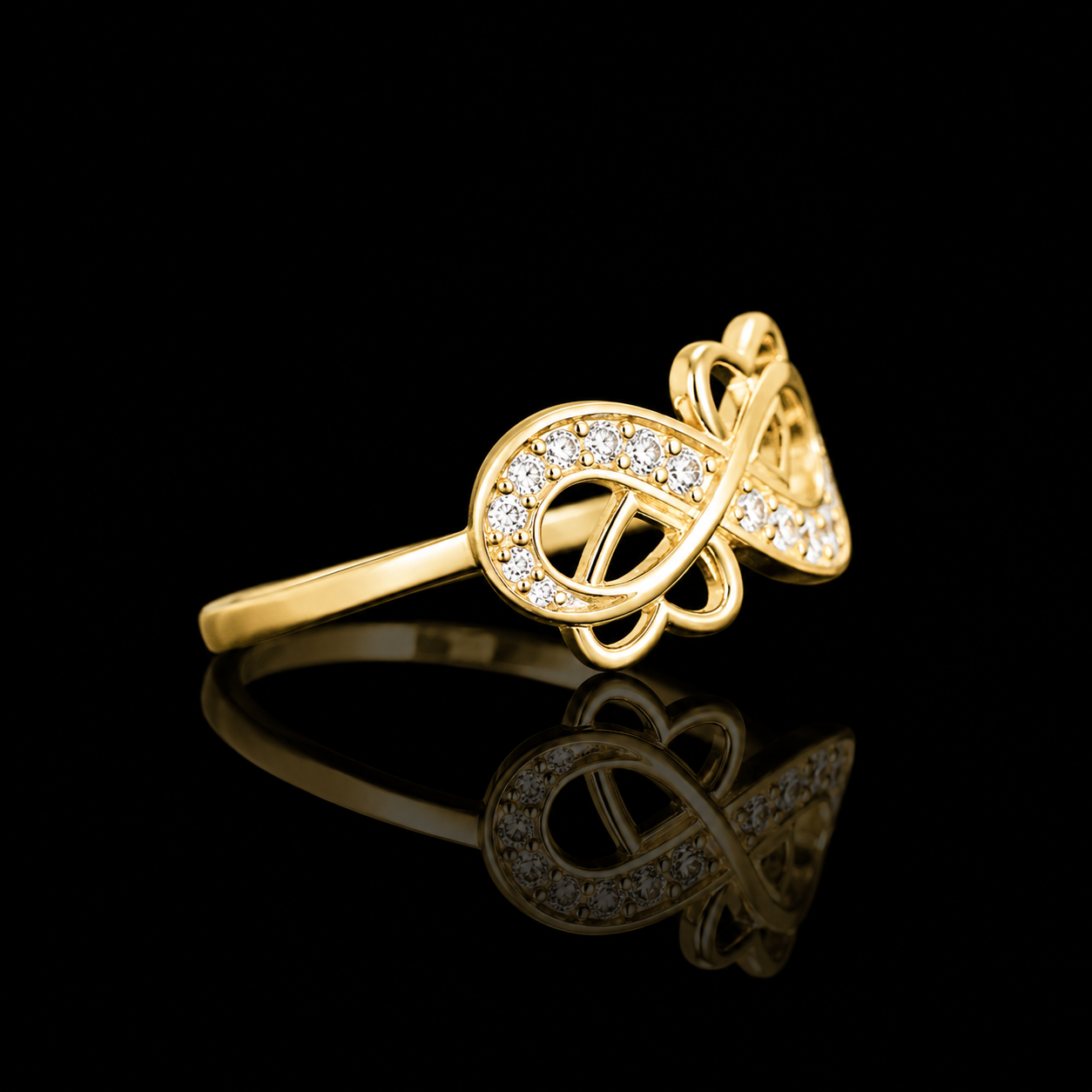 14K Gold Guadalupe Floral Ring