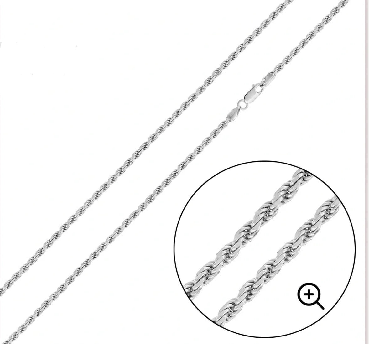 Cadena de cuerda (2,3 mm)