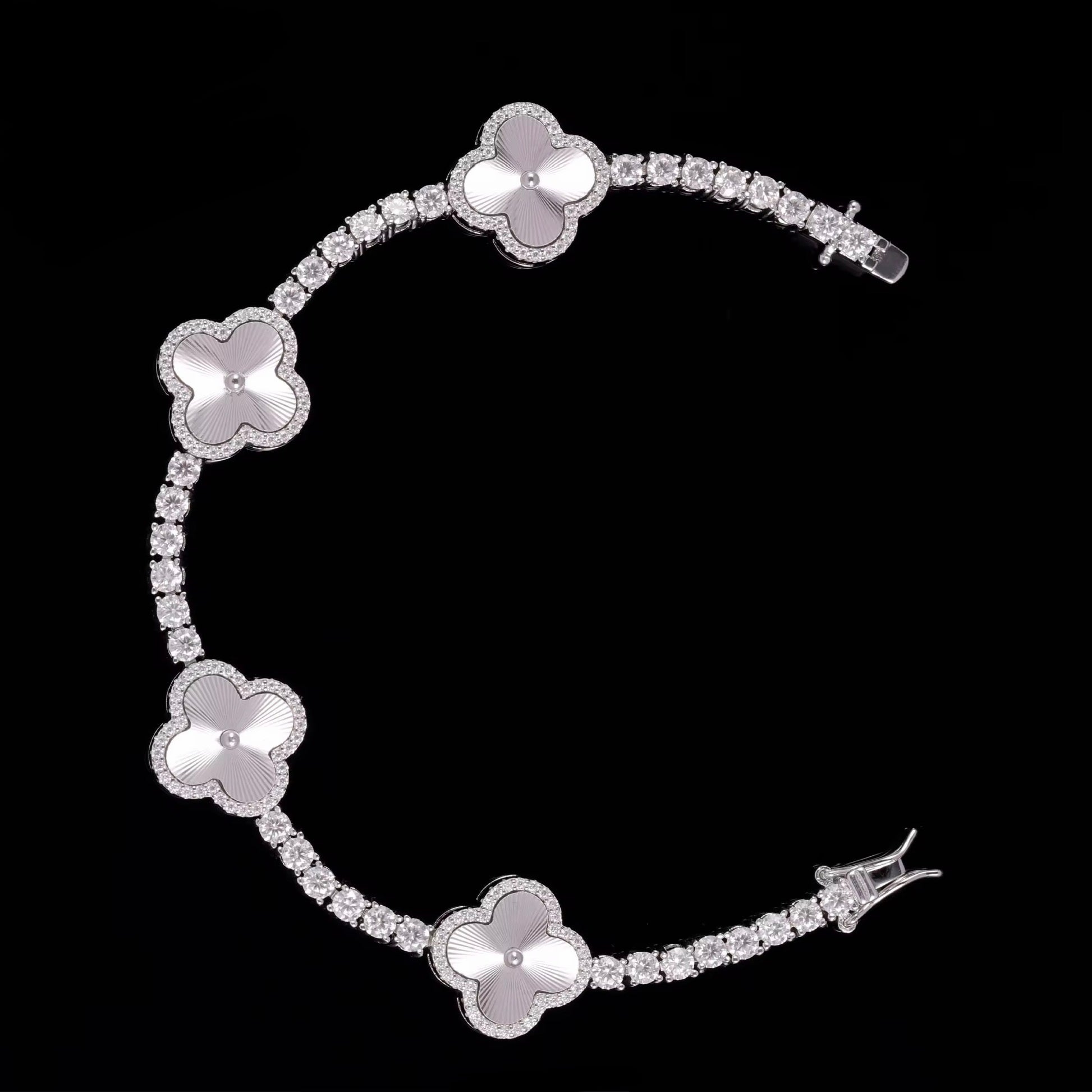 Clover / Tennis VVS Bracelet (3mm / 15mm)