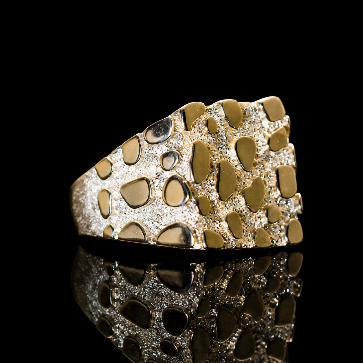 14K Gold Elite Nugget Ring