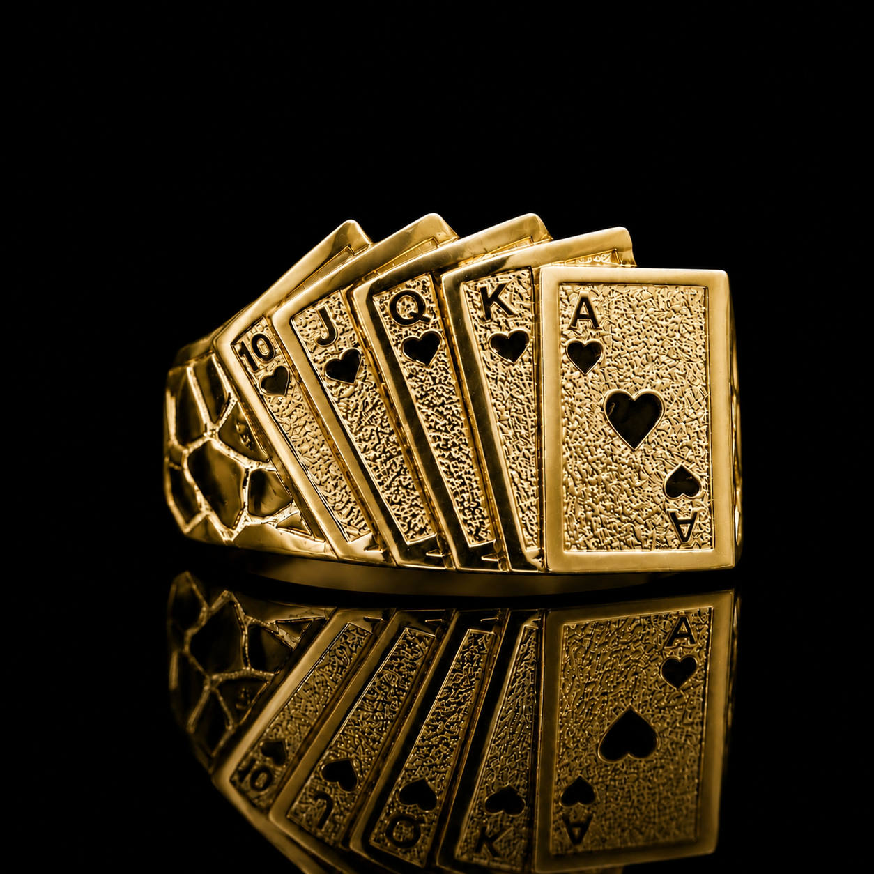 14K Gold Baraja Ring