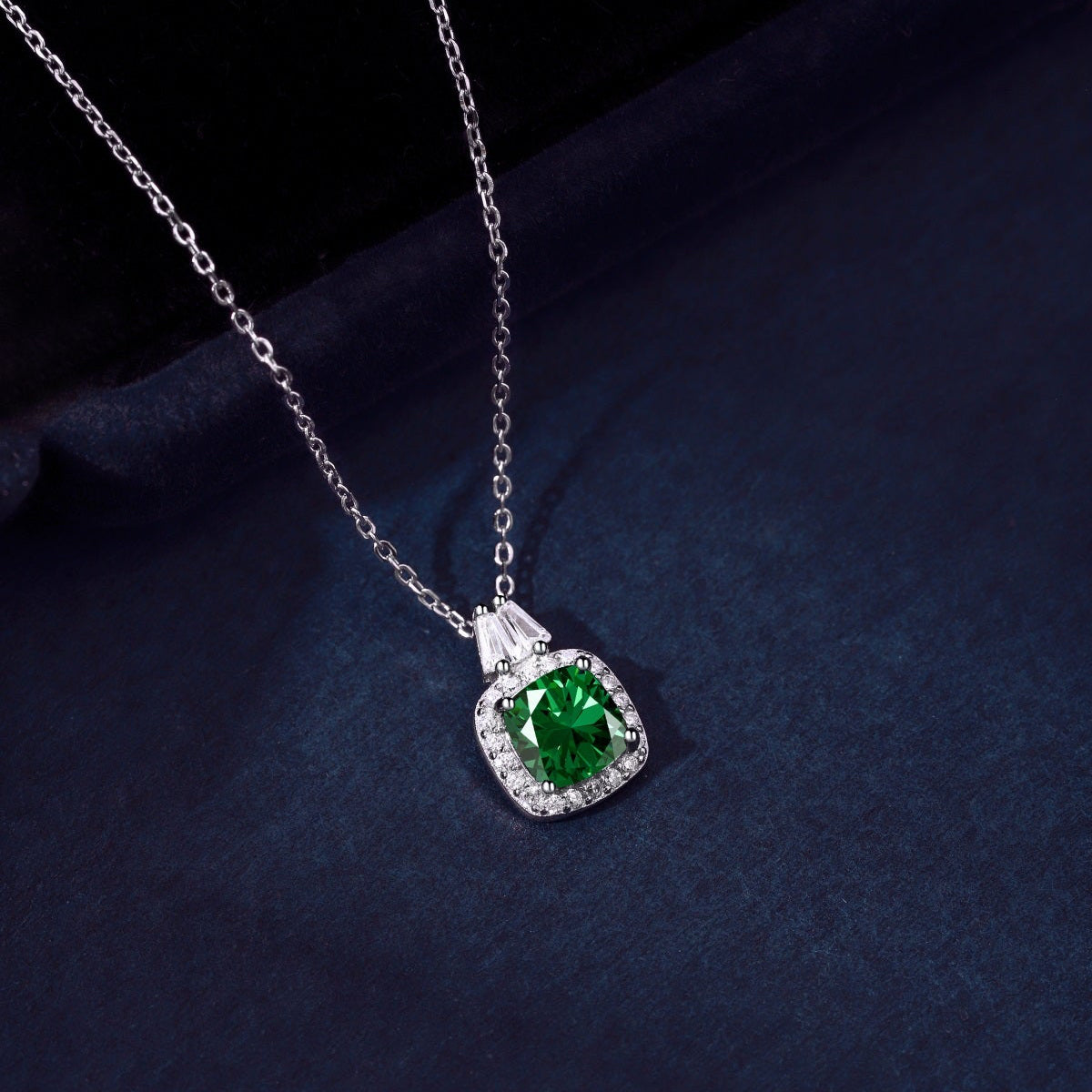 Green Diamond Necklace