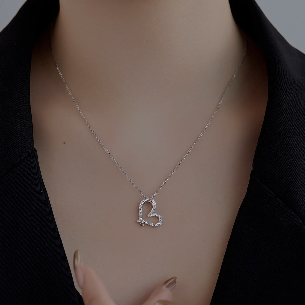 Collar de corazón
