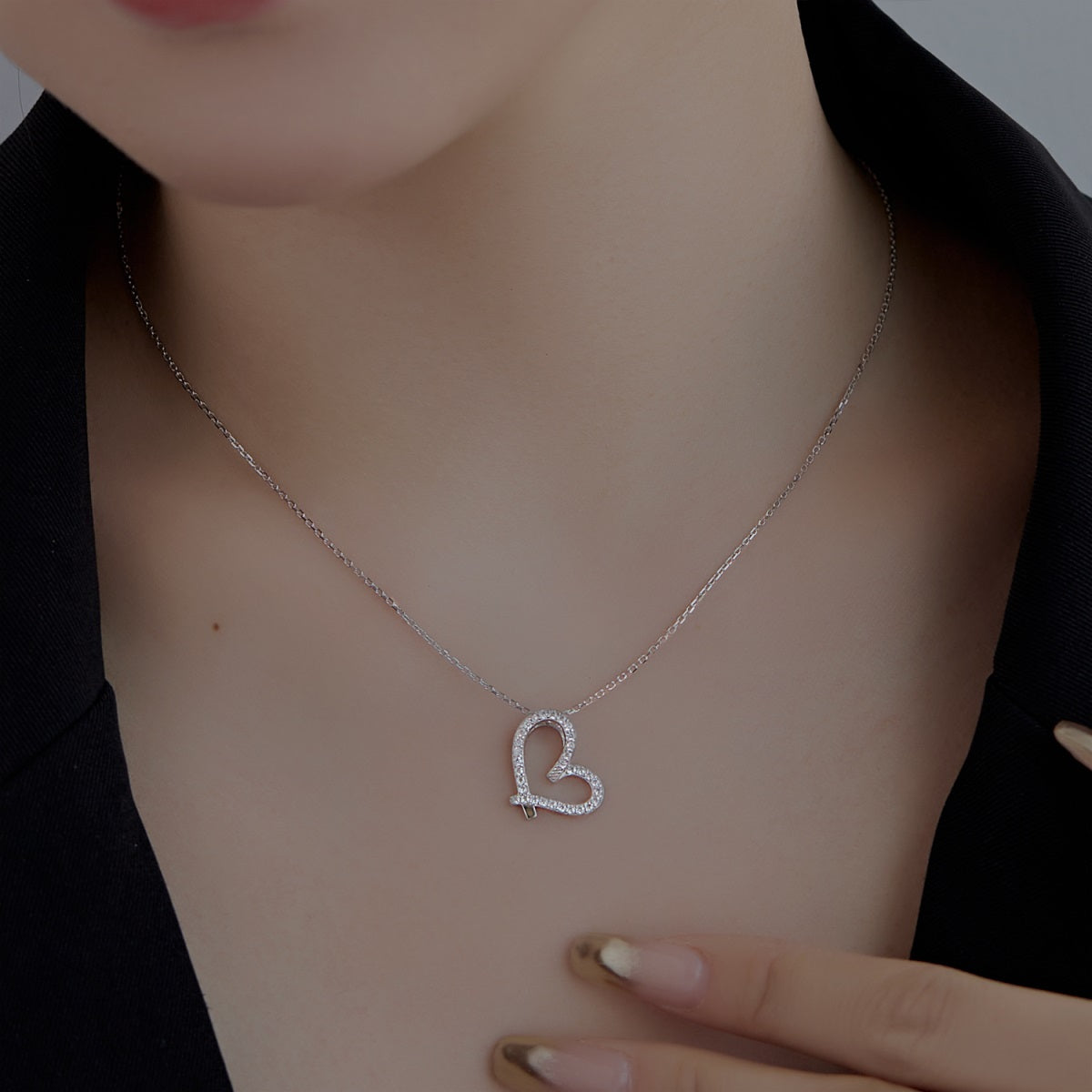 Collar de corazón