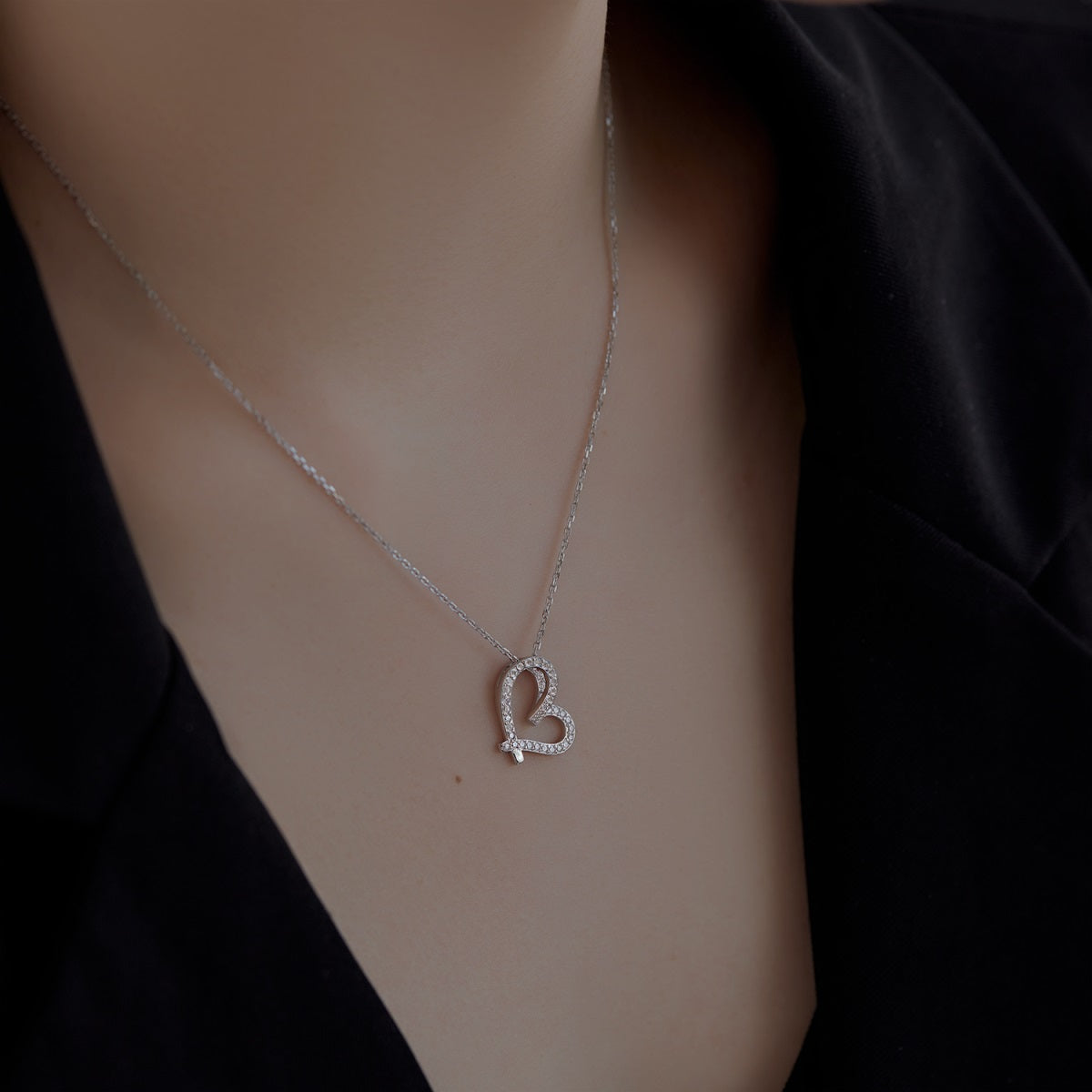 Collar de corazón