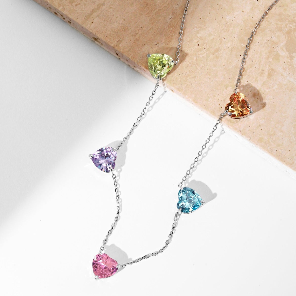 Heart Colorful Necklace