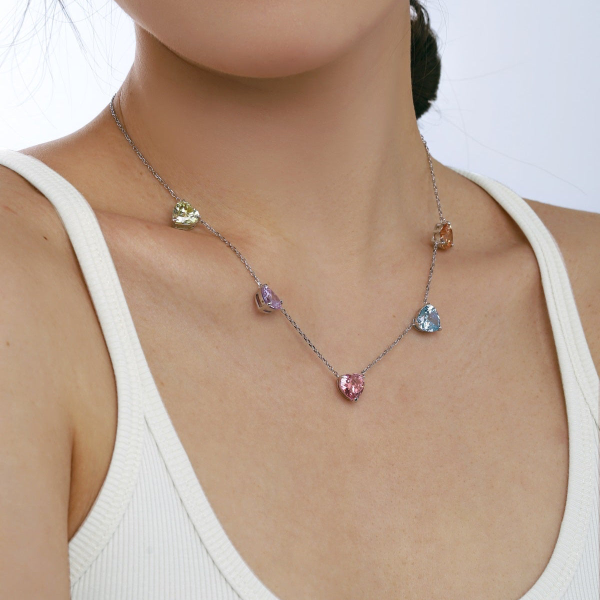 Heart Colorful Necklace