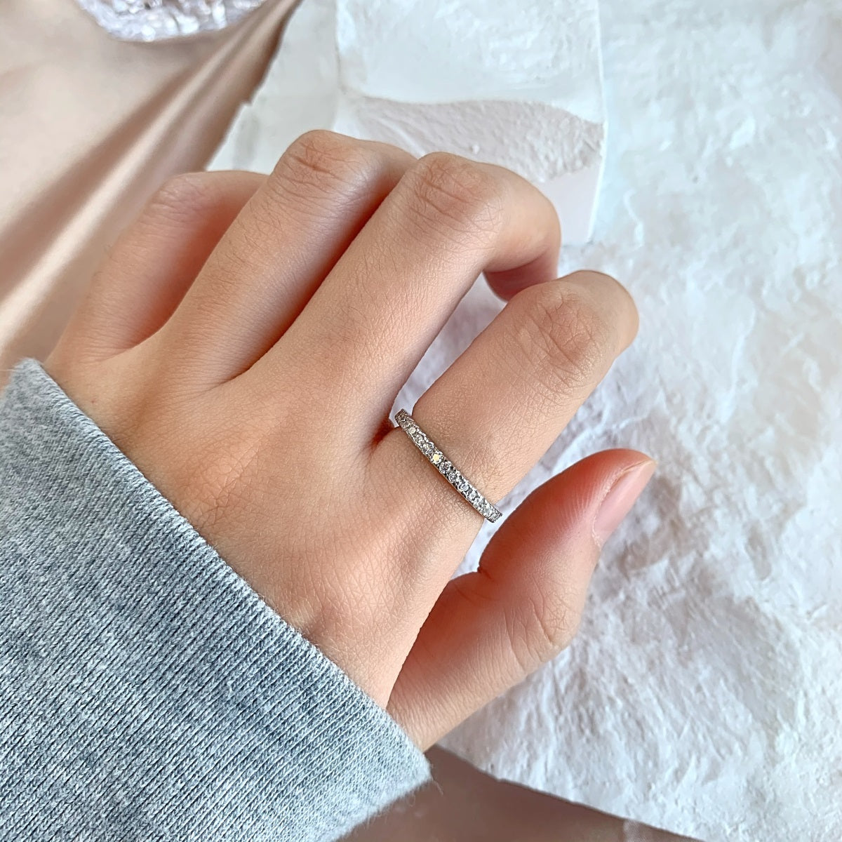 Anillo de diamantes