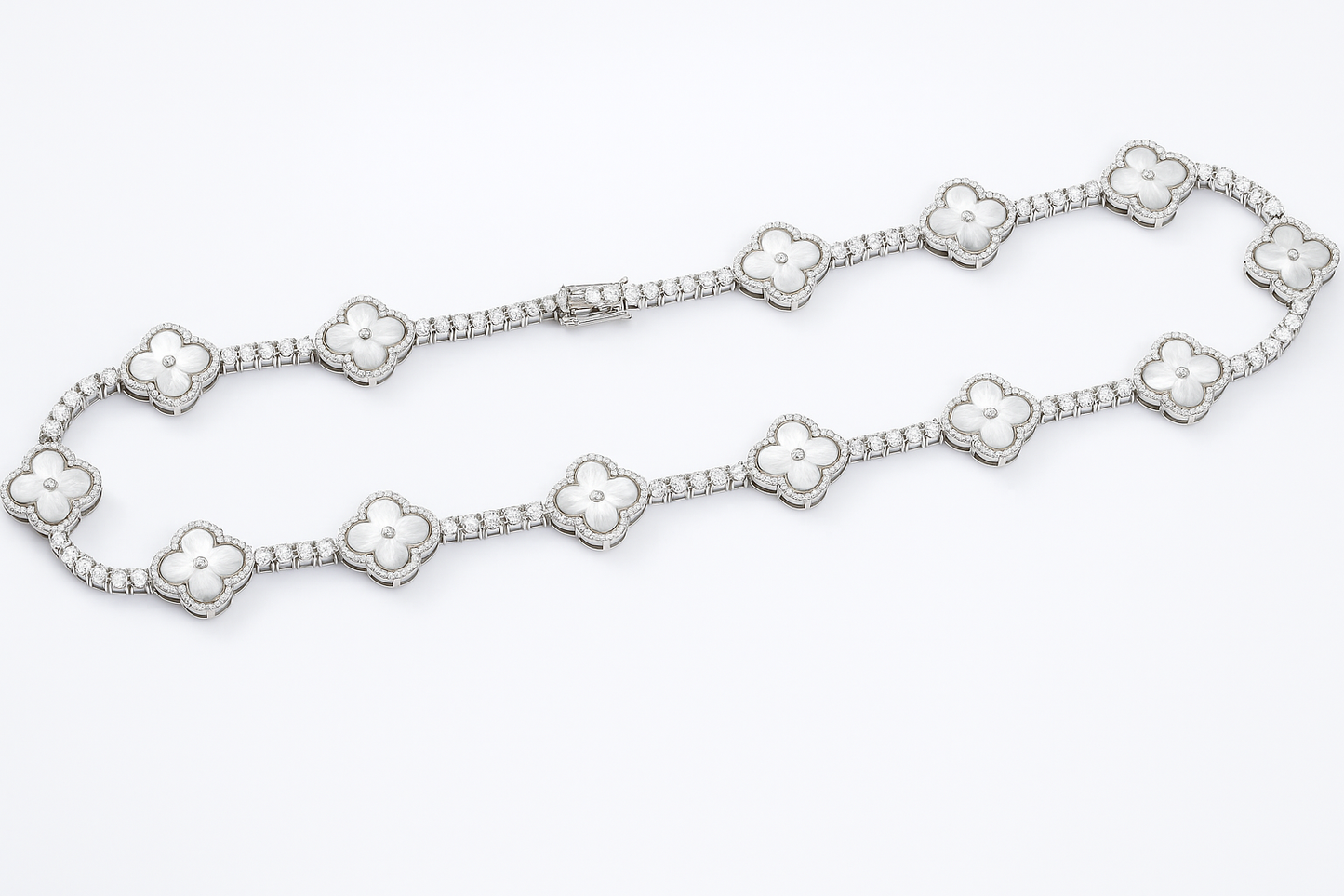 Clover / Tennis VVS Necklace (3mm / 15mm)