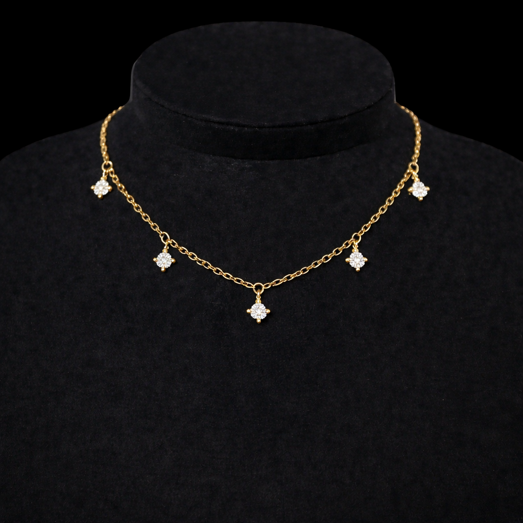 14K Gold Lab Grown Diamond Necklace