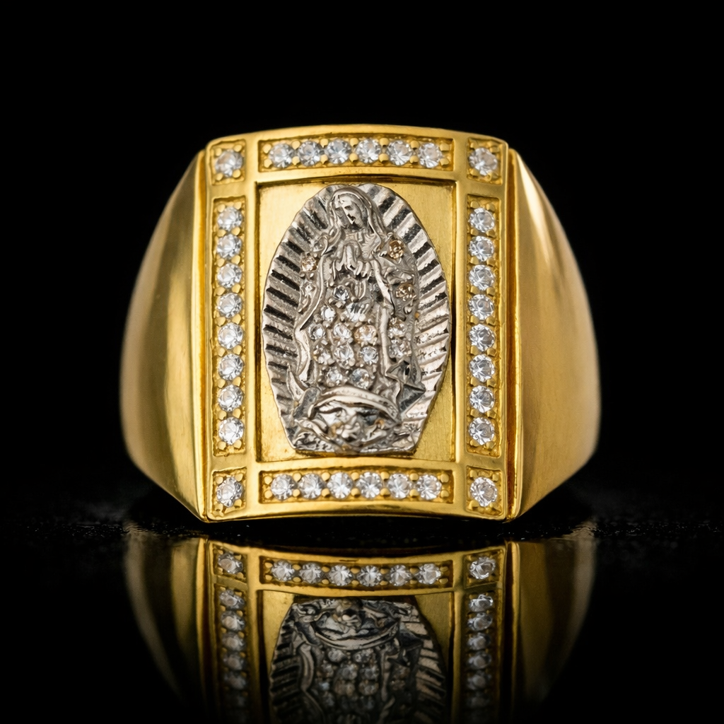 14K Gold Virgencita Ring