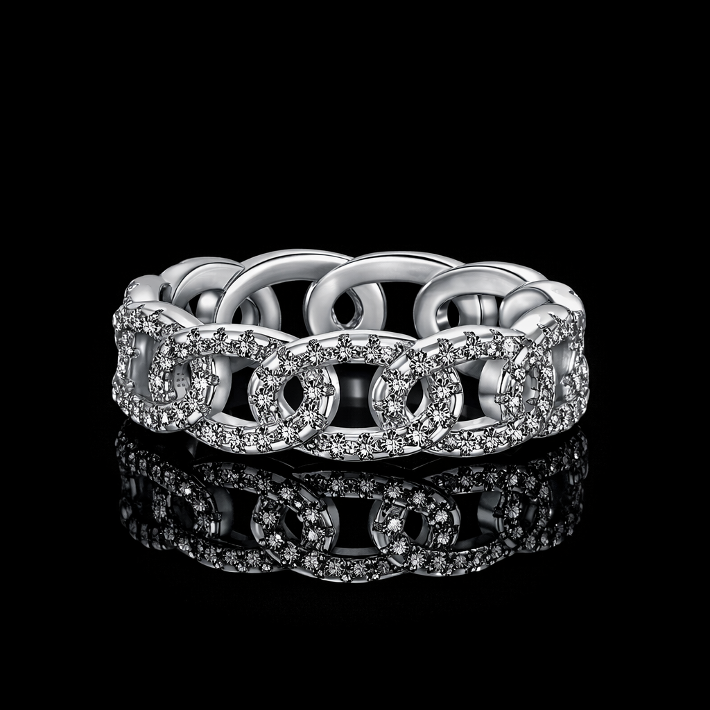 Cuban Diamond Ring