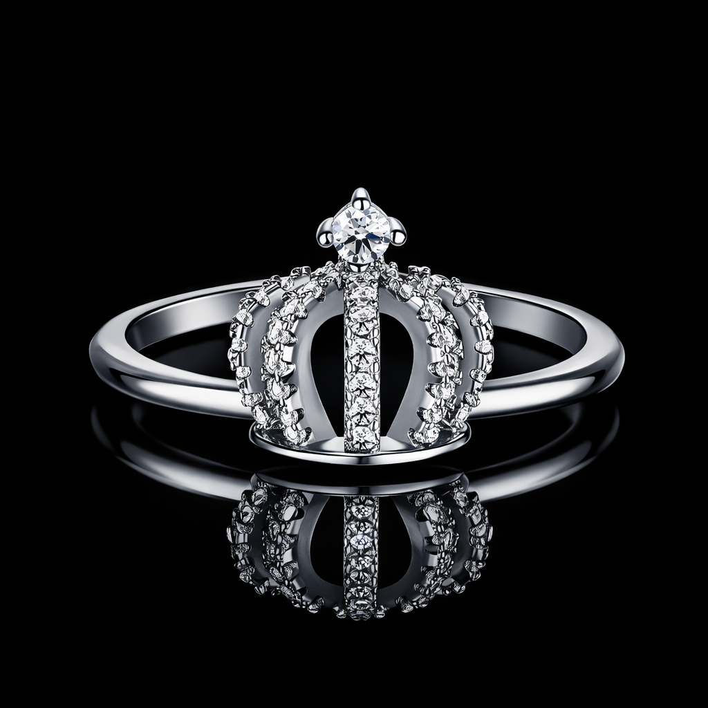 Crown Diamond Ring