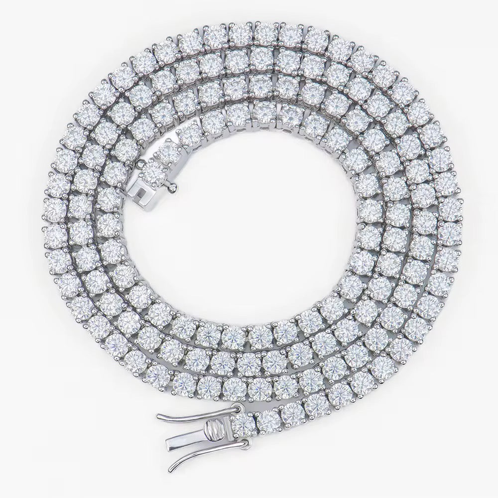 VVS Tennis Necklace (3mm / 4mm / 5mm)