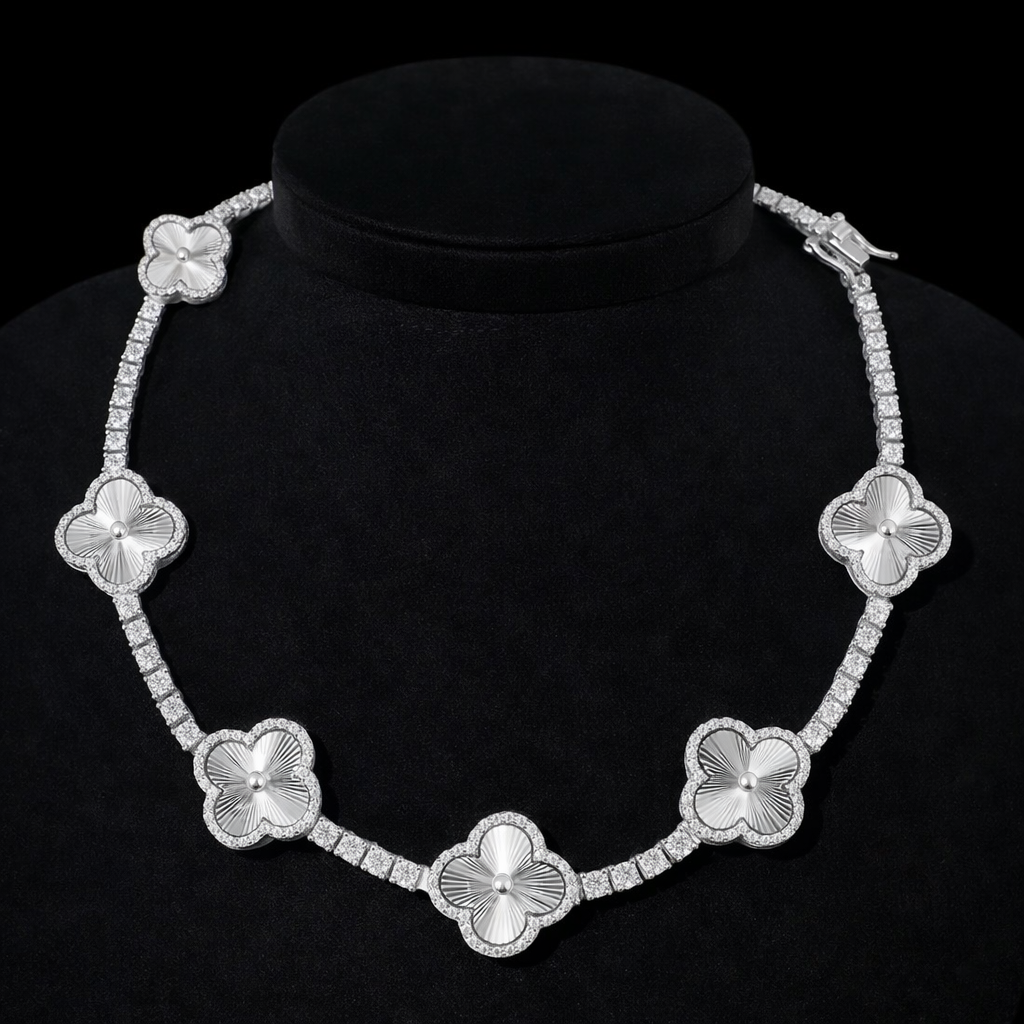 Clover / Tennis VVS Necklace (3mm / 15mm)
