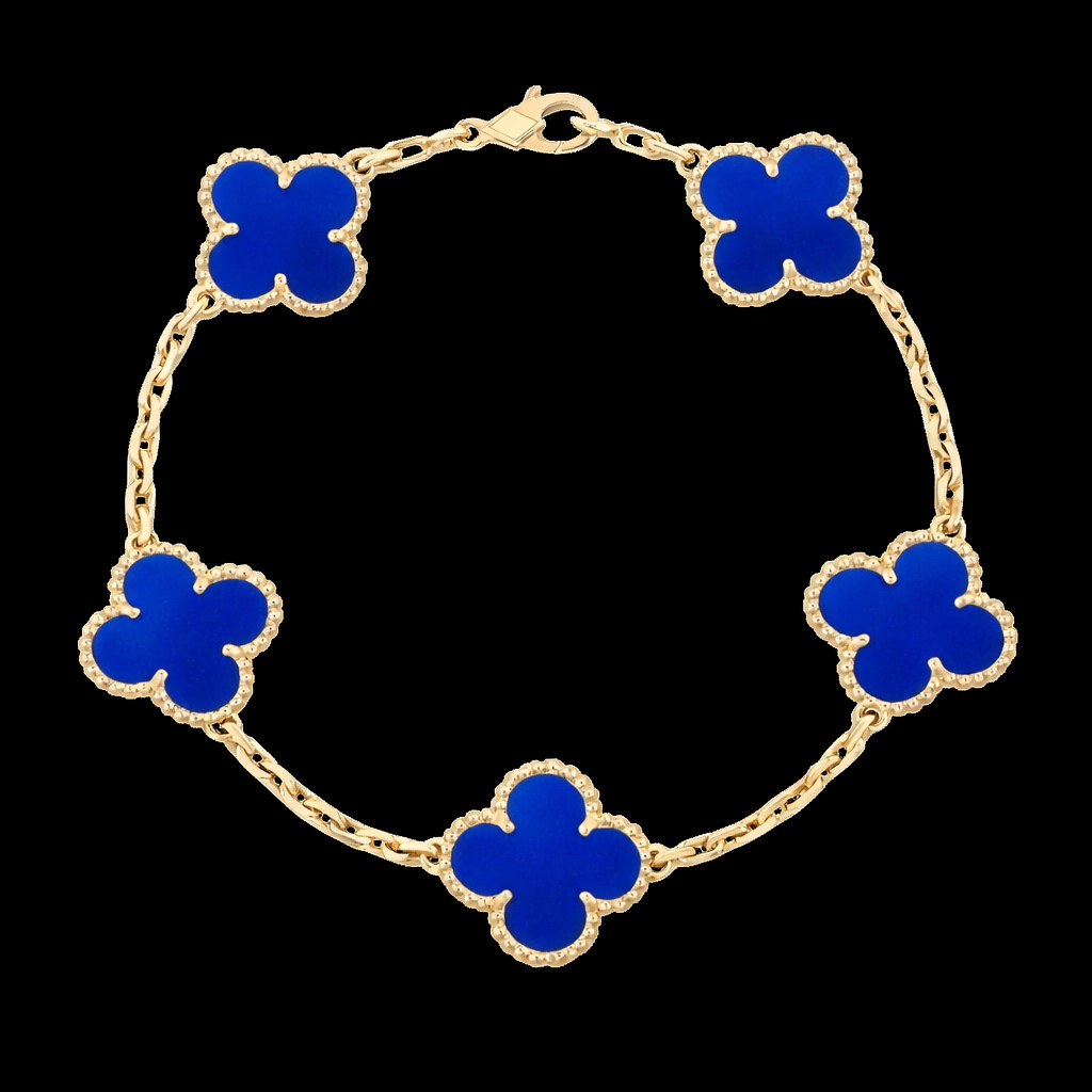18K Gold Clover Leaf Bracelet