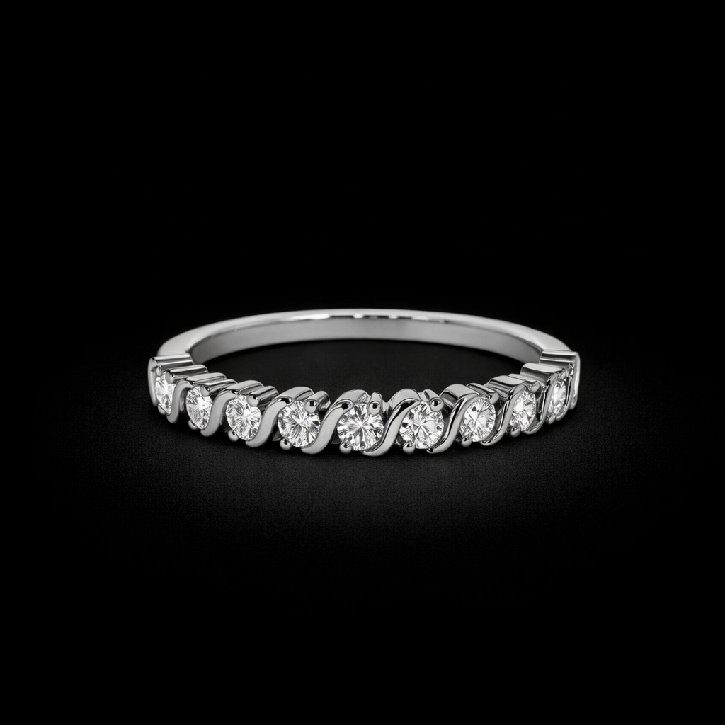 14K Gold Natural Diamond Ring