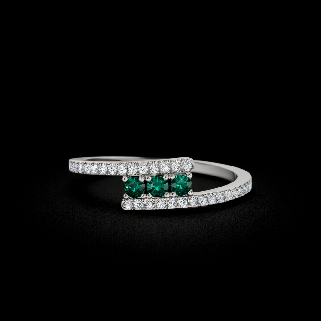 14K Gold Natural Diamond Ring