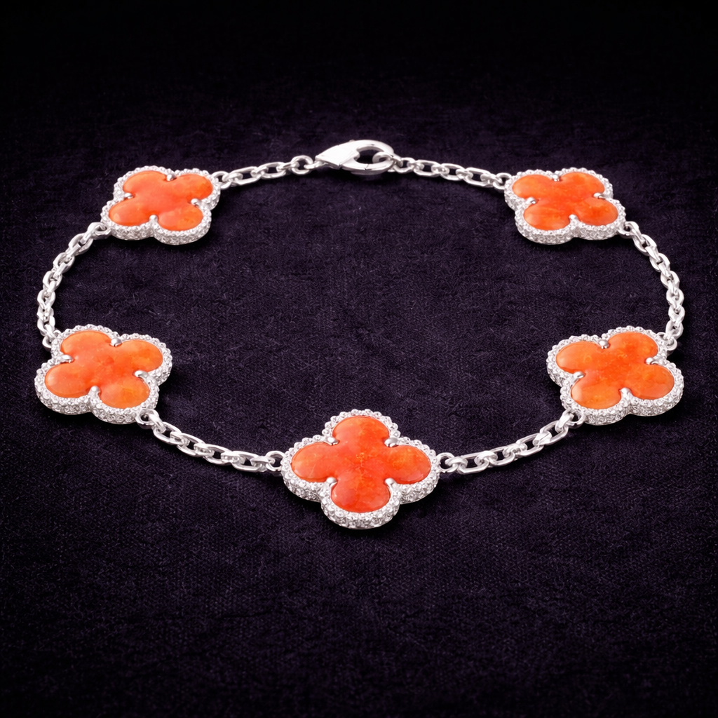Pulsera de hoja de trébol