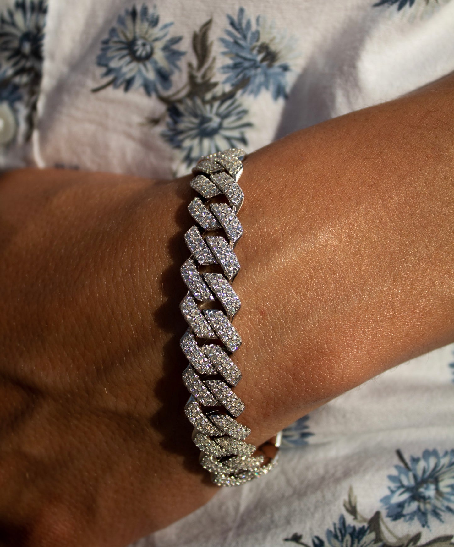 Pulsera cubana VVS (14 mm)